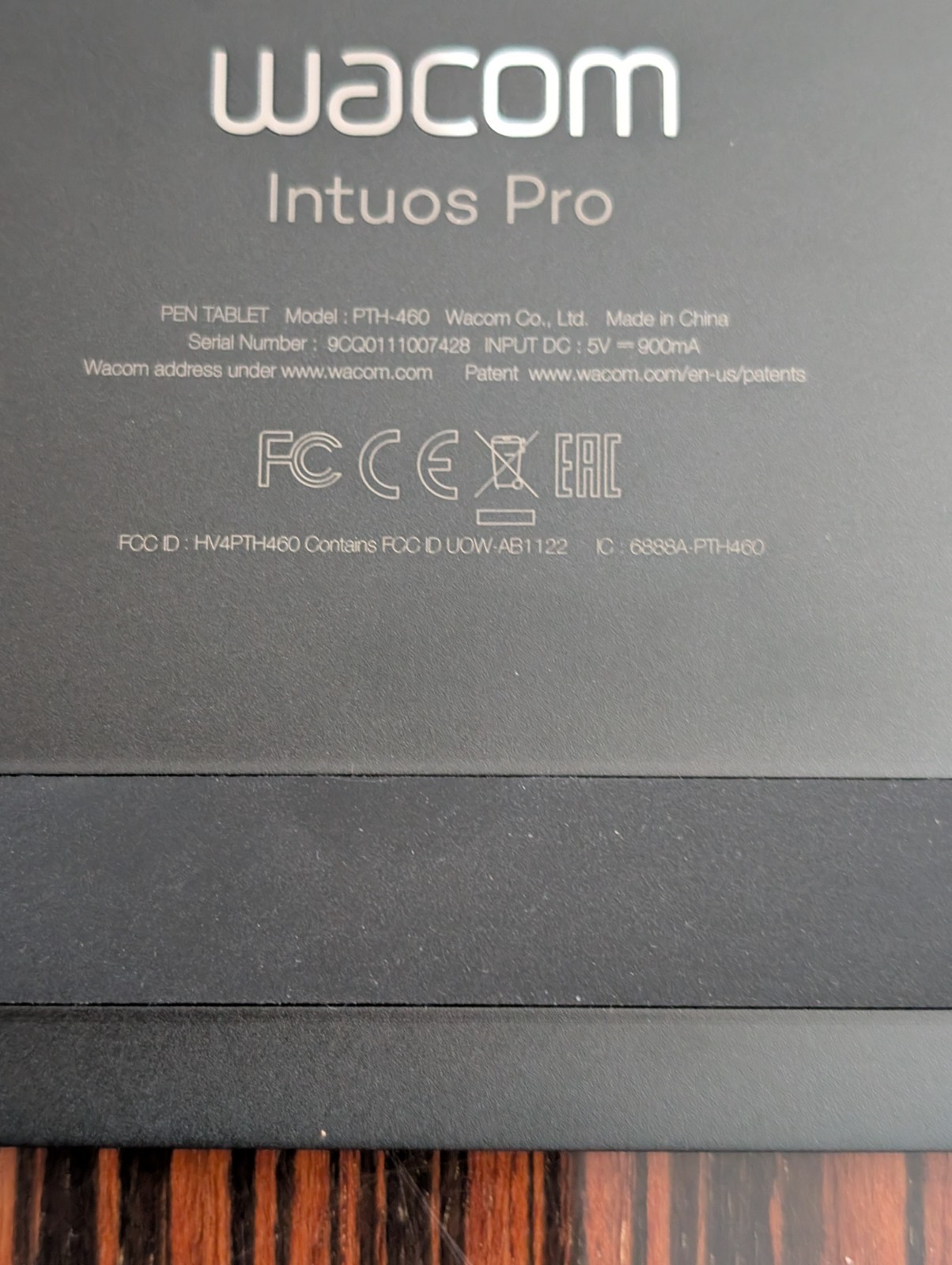 Wacom Intuos Pro Digital Graphic Drawing Tablet For Mac/PC Small PTH-460