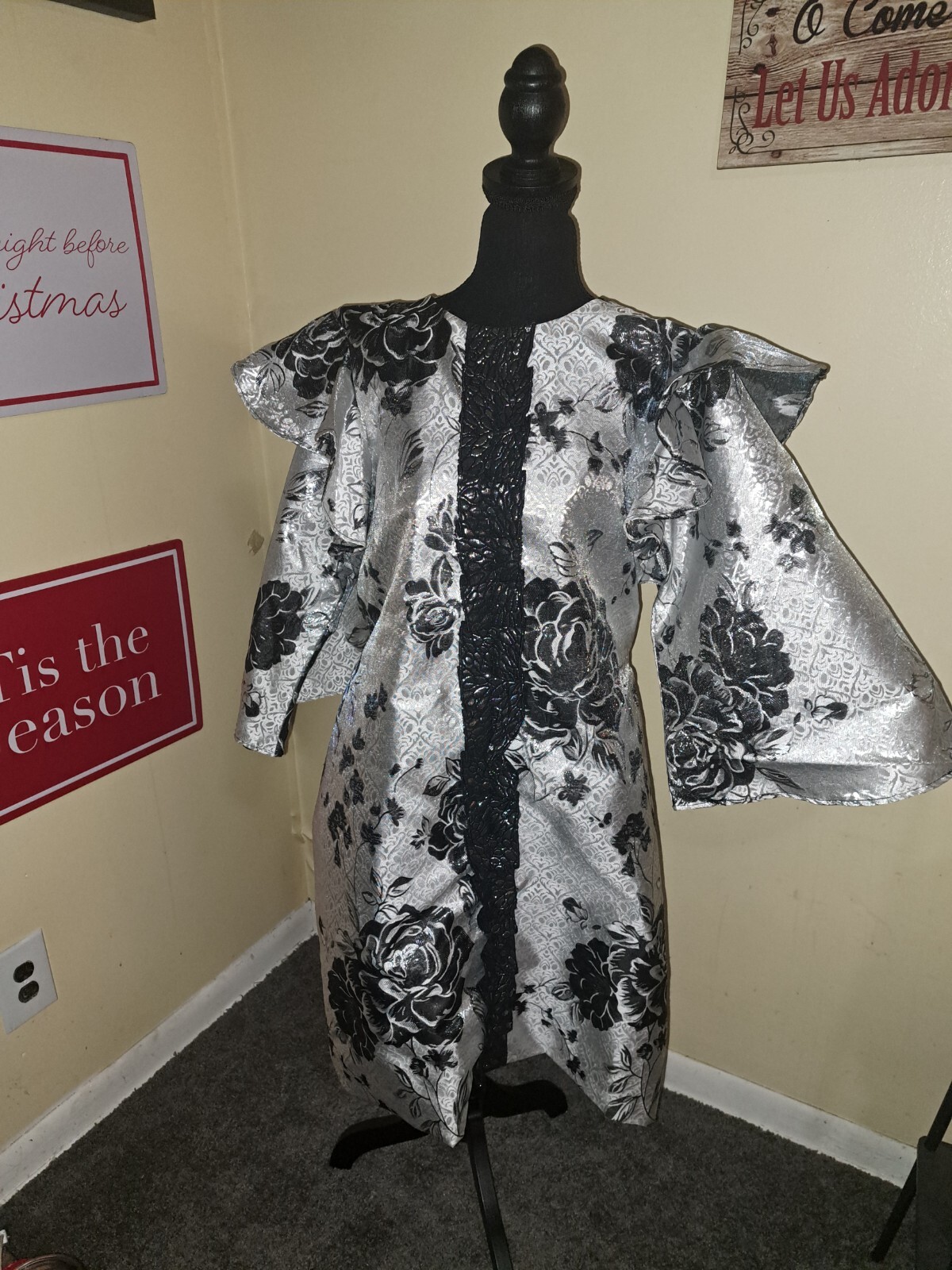 African  Rich Brocade Cotton Dress