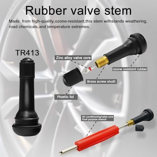 30pcs Tire Valve Stem Removal Installation Tool Kit,Quick Change Set B - 30pcs