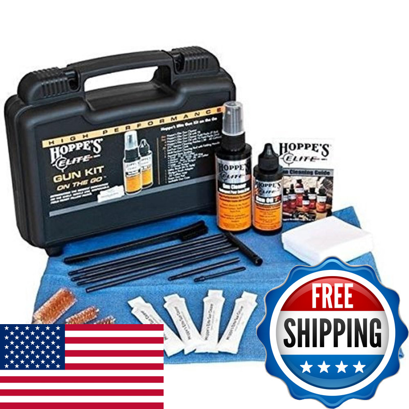 Hoppe'S Hoppes Elite Egcotg Gun Care On The Go Kit W/Case Pillow Packs