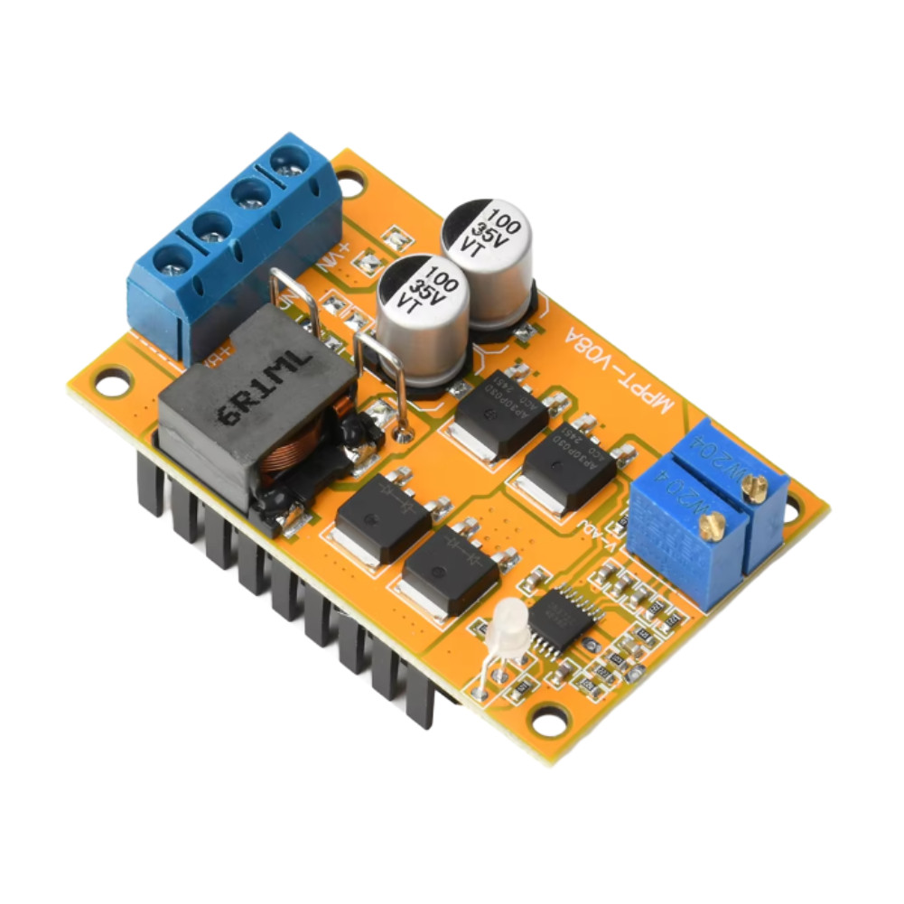 For MPPT 100W 5A Solar Charge Controller with Backflow Prevention 8-28V Range