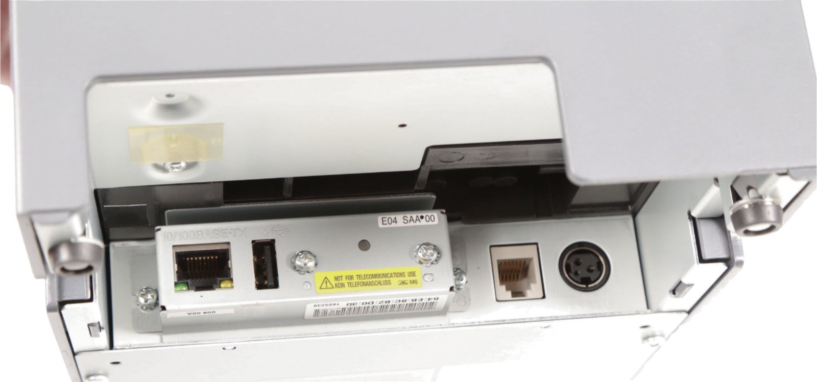 Epson Receipt Printer, Dot Matrix, Grey, w/ E04 Ethernet Interface, New