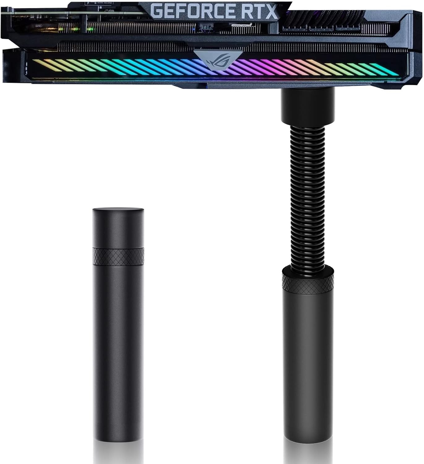 GPU Support Bracket, Graphics Video Card Brace with Height Adjustable, Black