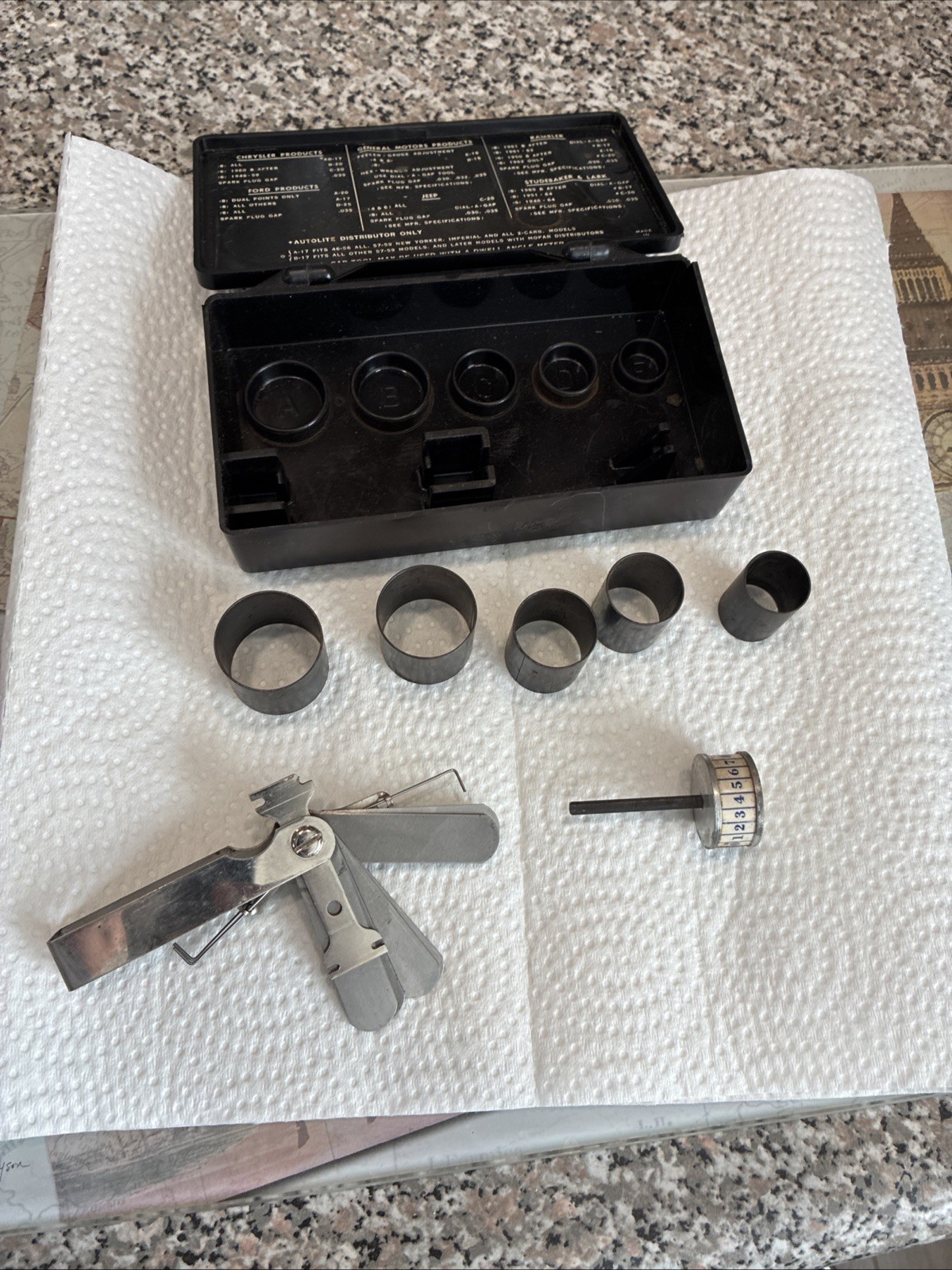 Kastar Precision Professional Tune-Up Tool Kit No. 456 Exc. Condition