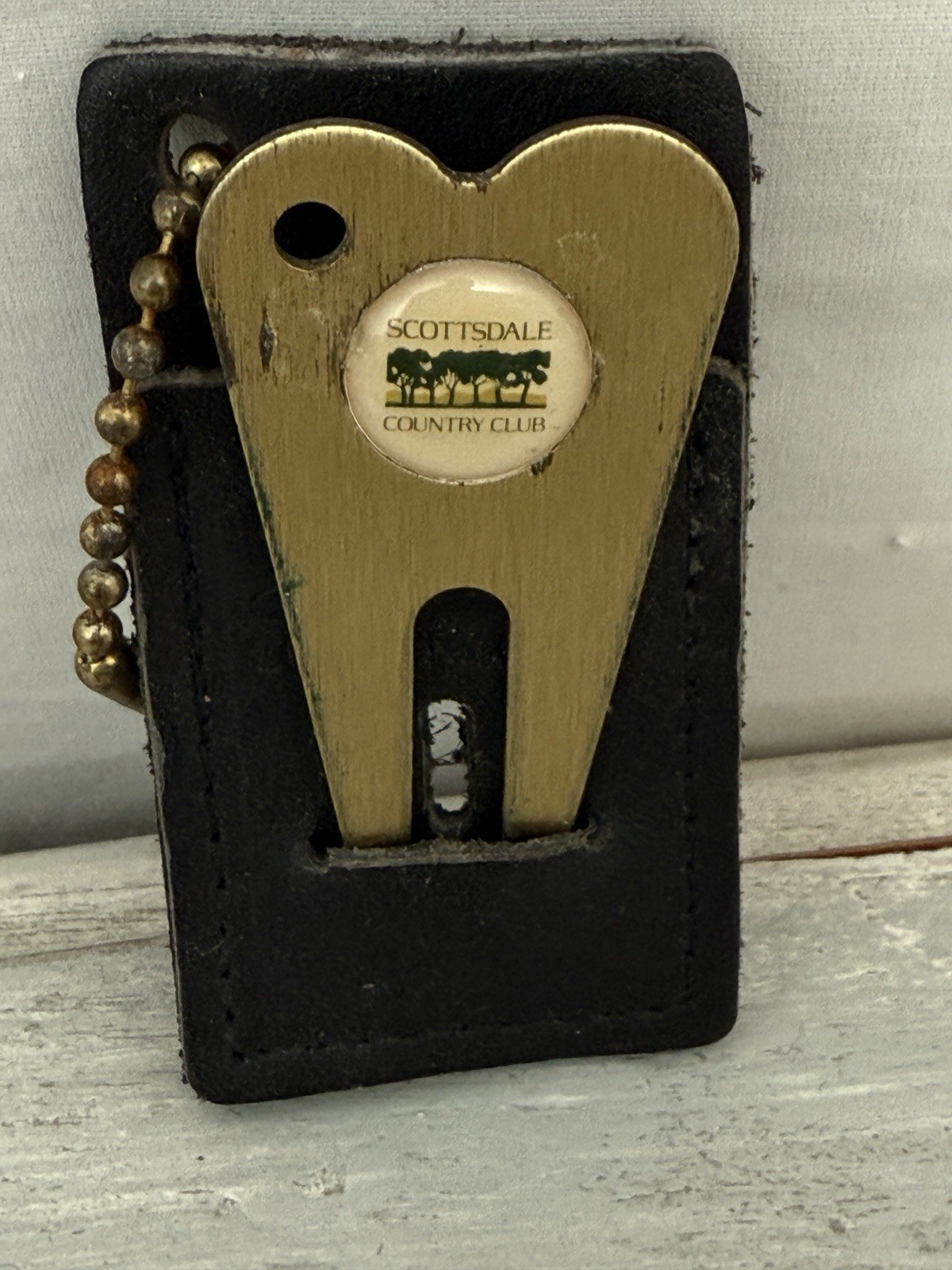 Scottsdale Country Club Divot Tool with Case (Case has Scottsdale on it)