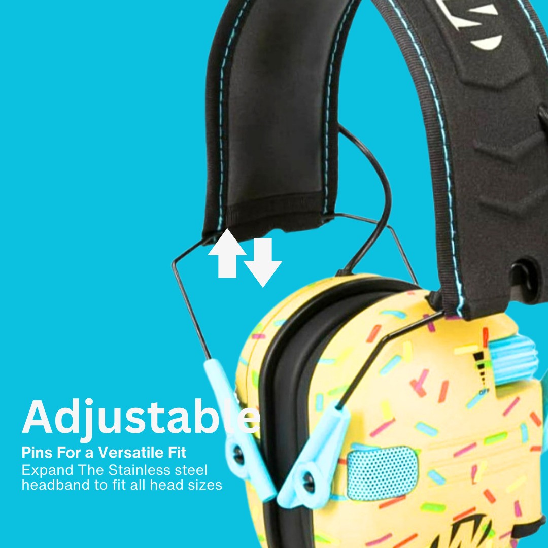 Walkers Razor Slim Gold Sprinkles Electronic Muff and Protection Case Bundle
