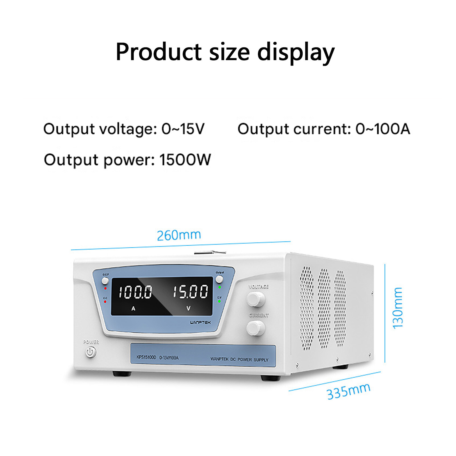 220V 15V 30V 60A 100A Lab Adjustable DC Power Supply Variable Bench Switching