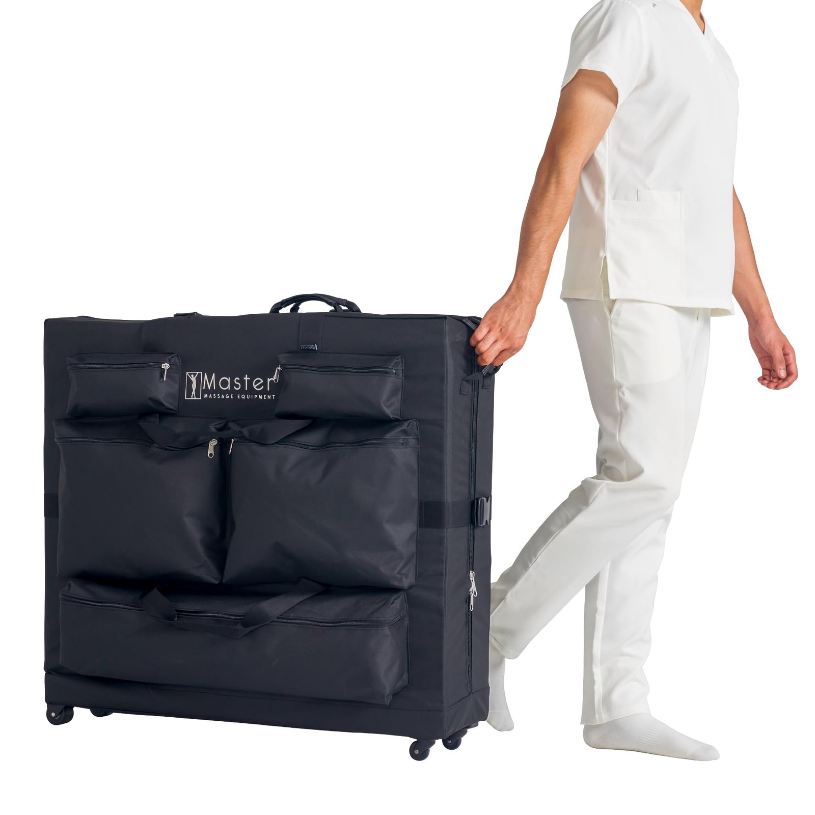 Master Massage Universal Size Wheeled Massage Table Carry Case with Wheels, Over