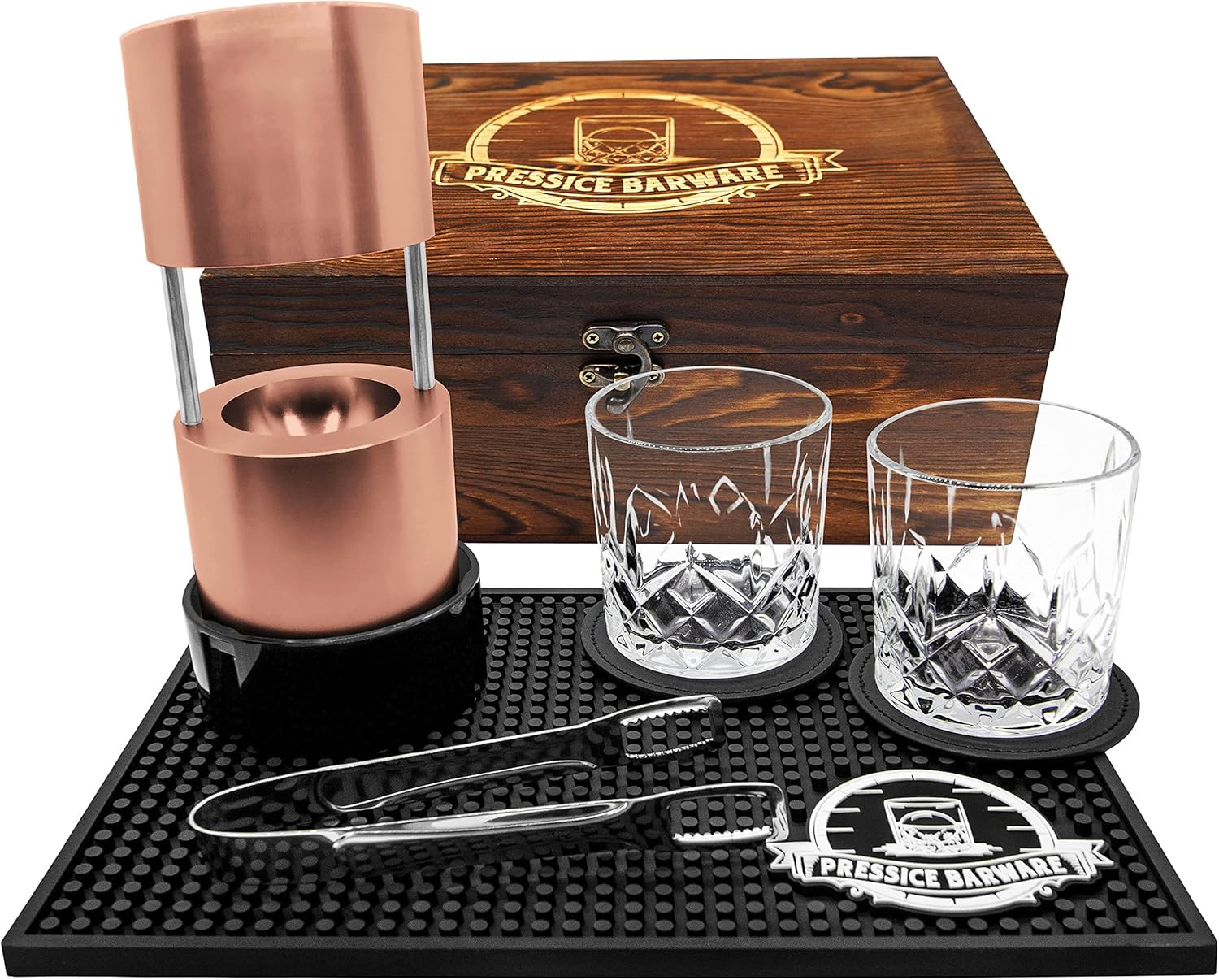 Fast Sphere Ice Press Kit - 2.3" Mold - American Made - Aluminum Design