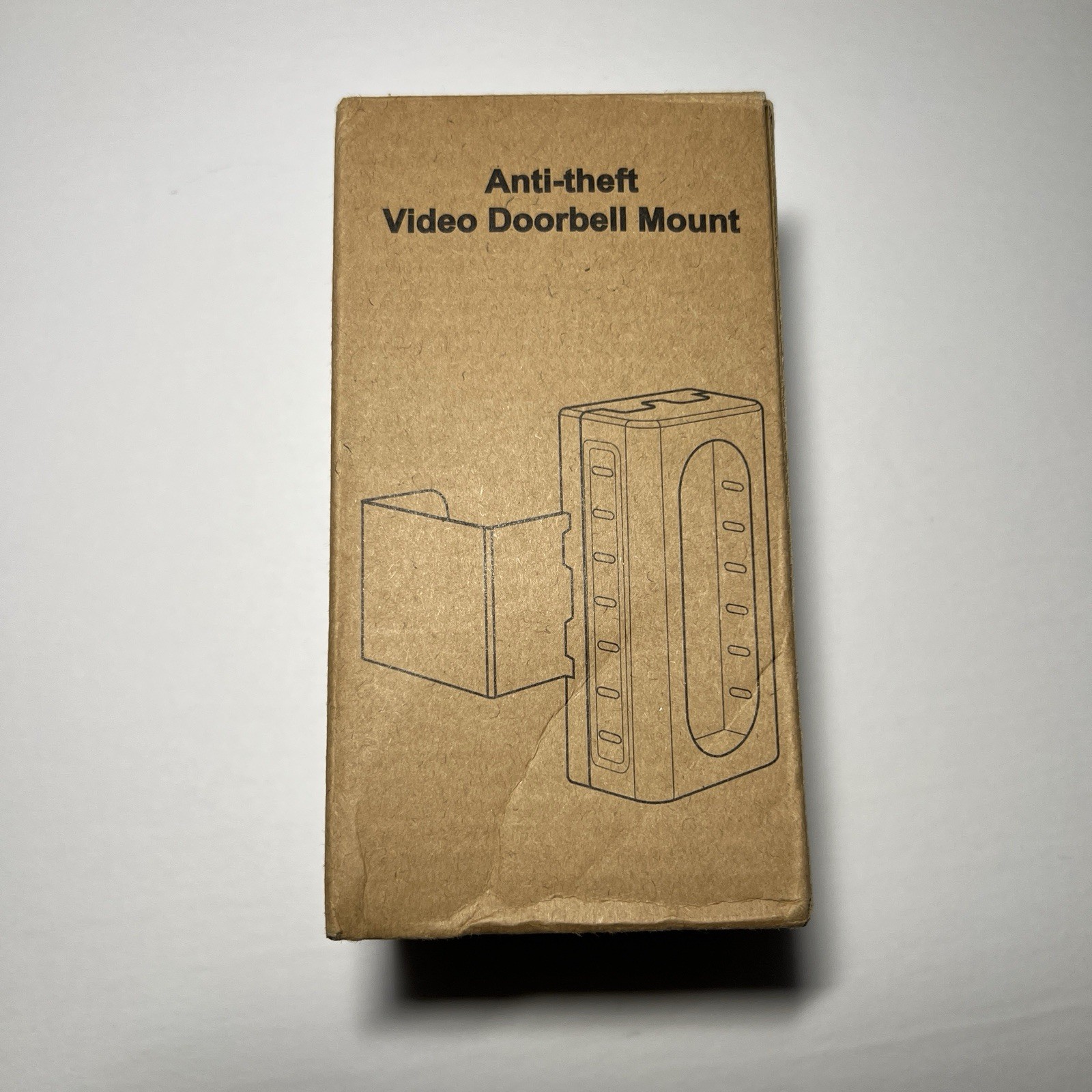 Anti-Theft Video Doorbell Mount Black for Ring Camera New (Camera Not Included)