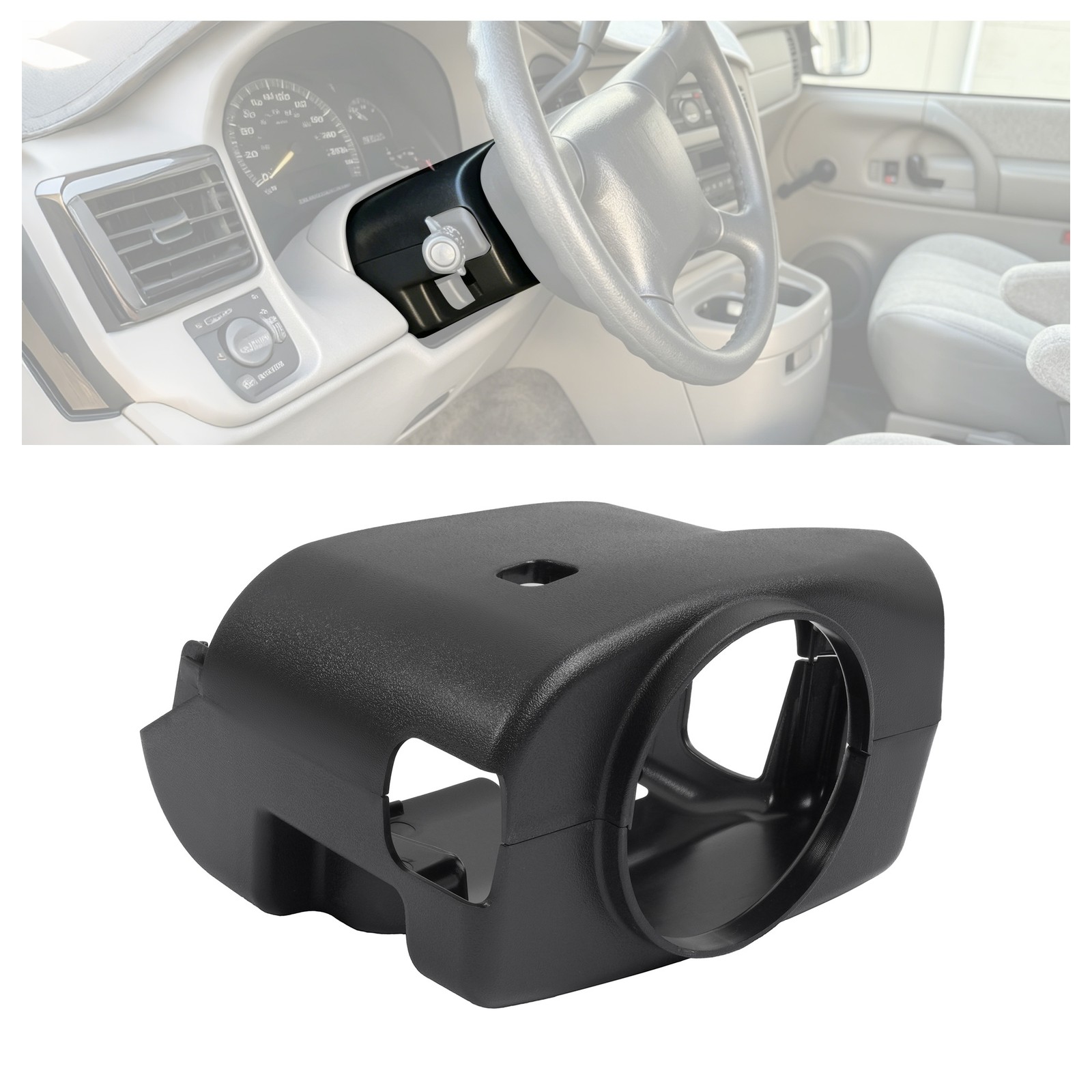 For Chevy GMC C/K Suburban Tahoe Yukon S10 1995-2004 Steering Column Cover Trim