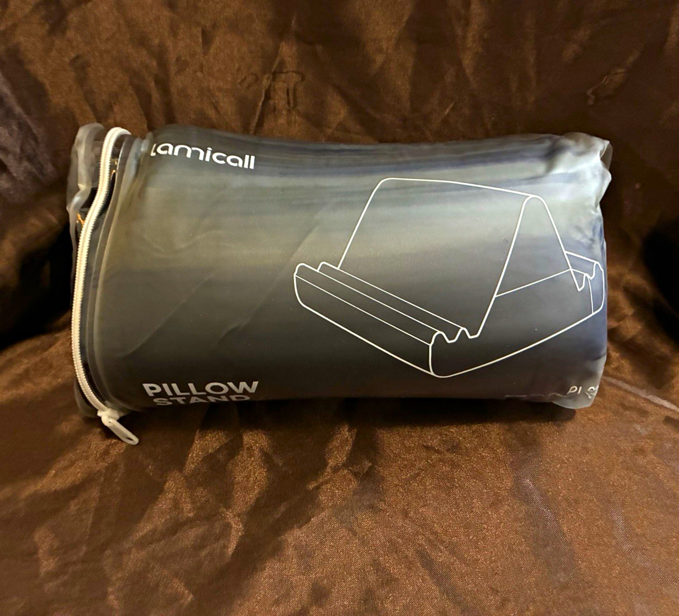 Lamicall Pillow Stand Tablet Holder, Universal Compatible, Gray