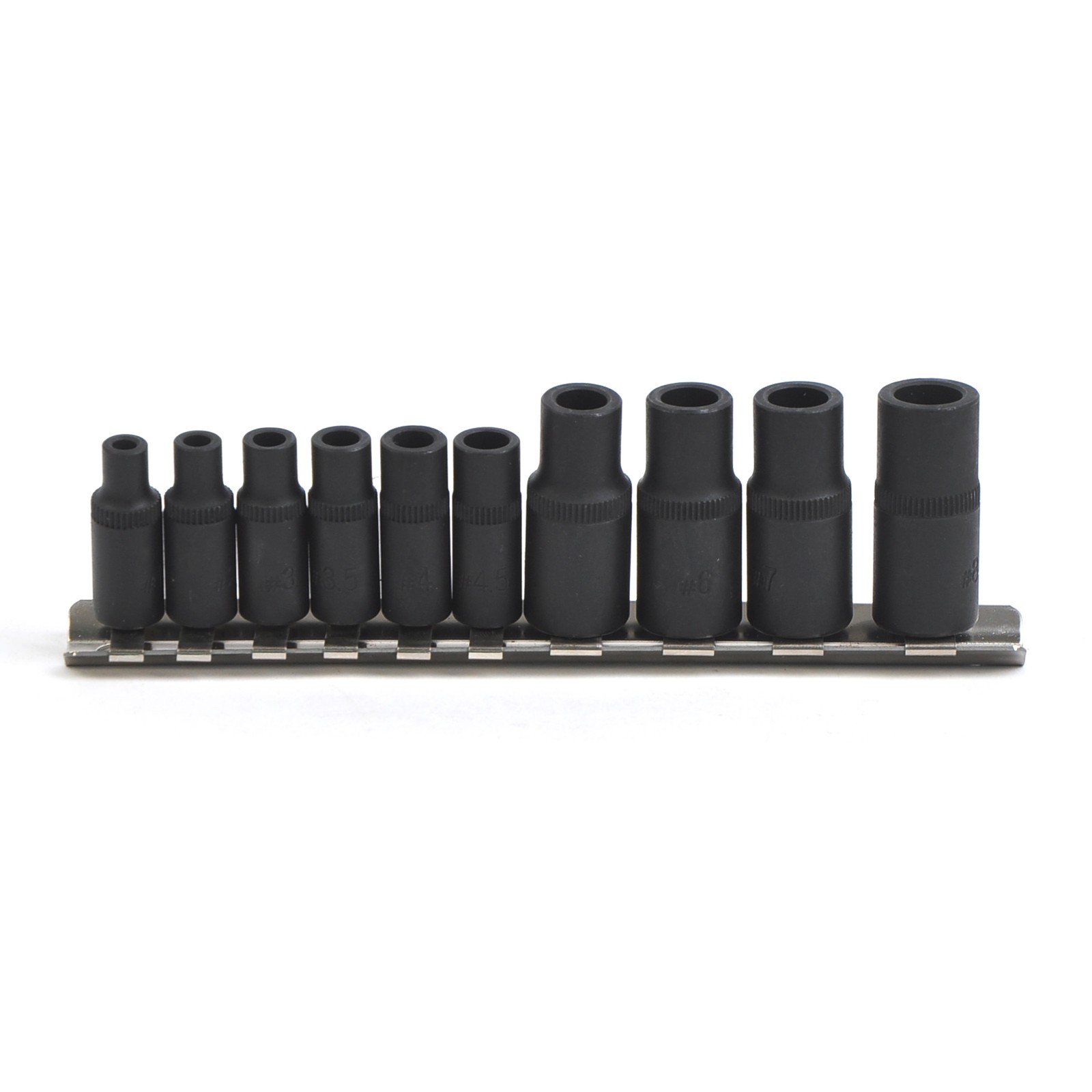1/4" 3/8"Dr Tap Socket Set Magnetic Tap Holders Kit Set Thread Cutting Tool 10pc