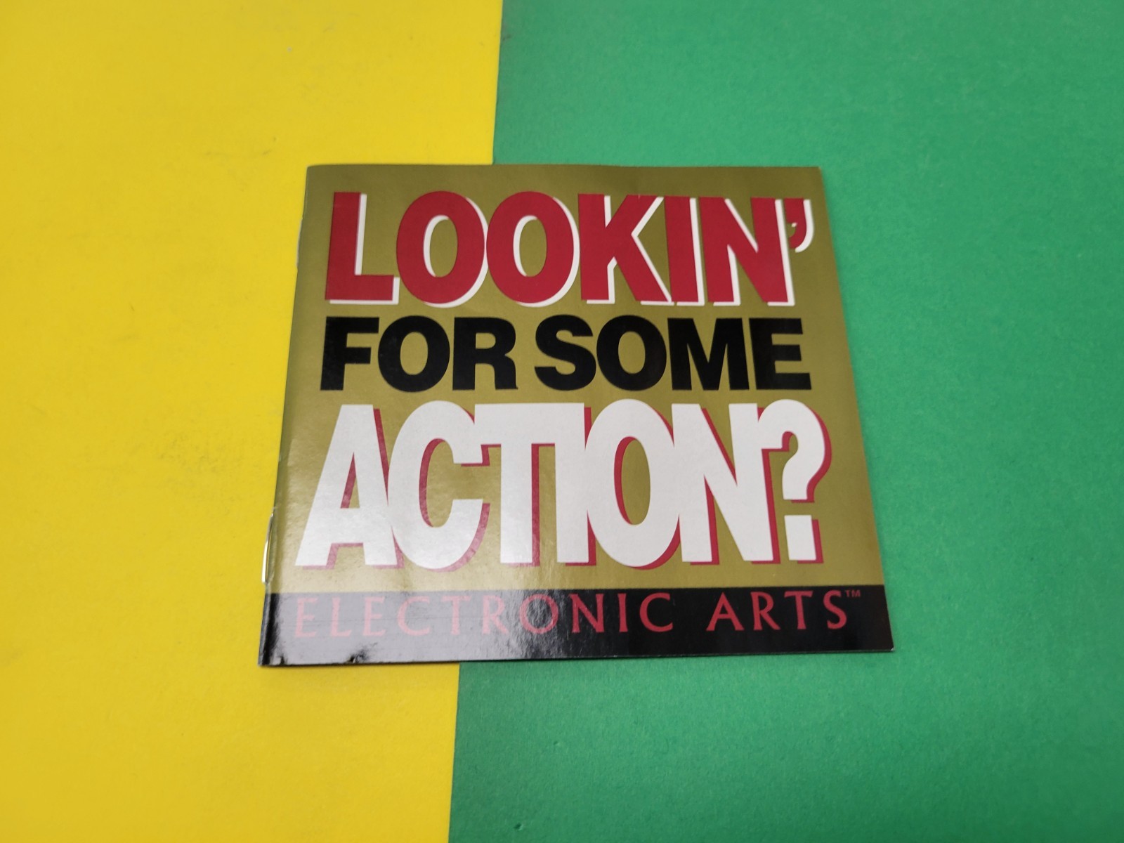 EA Electronic Arts PS1 Lookin’ for Some Action PlayStation 1 Game 1997 Insert