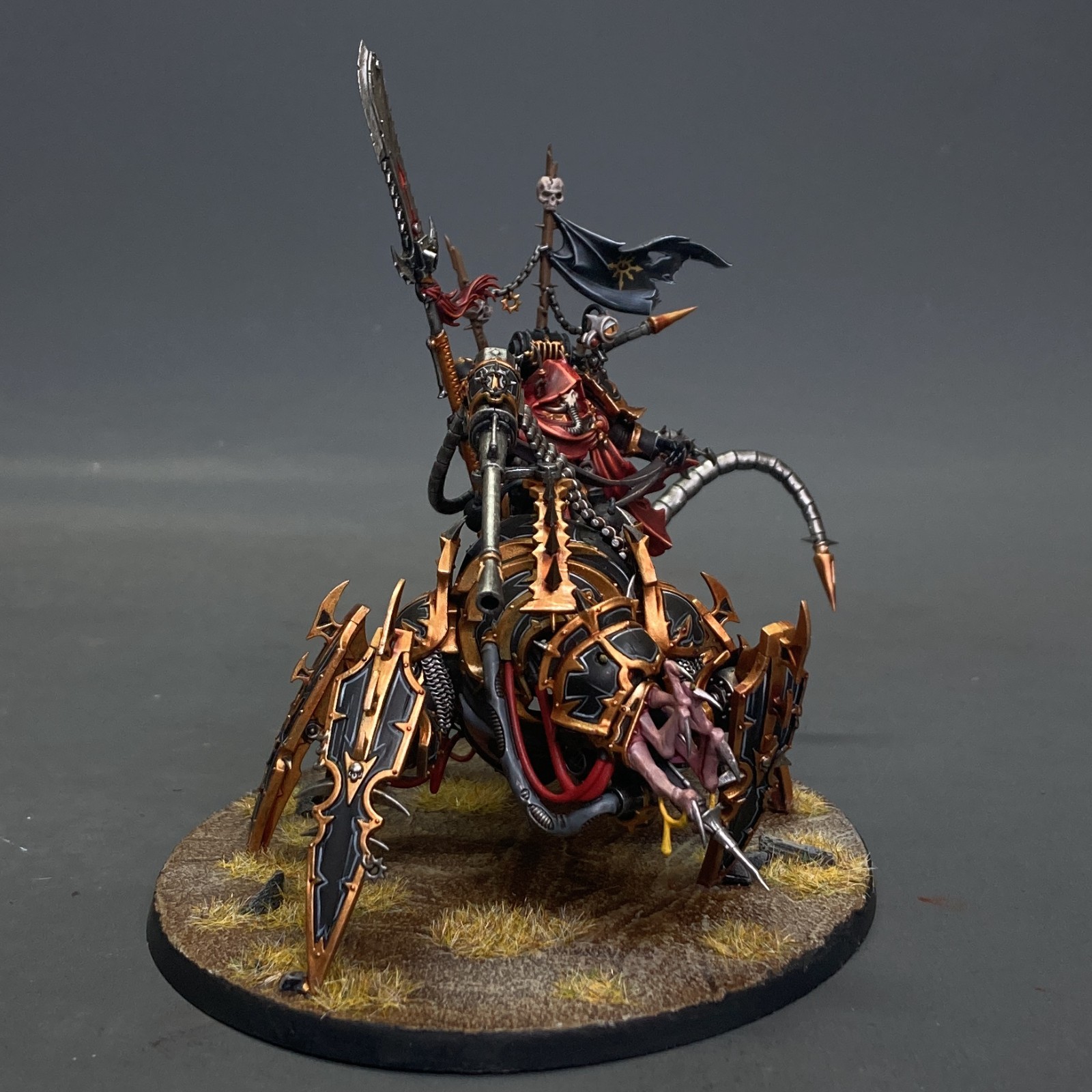 Warhammer 40K Lord Discordant On Helstalker Armies of Chaos Presale Painted Army