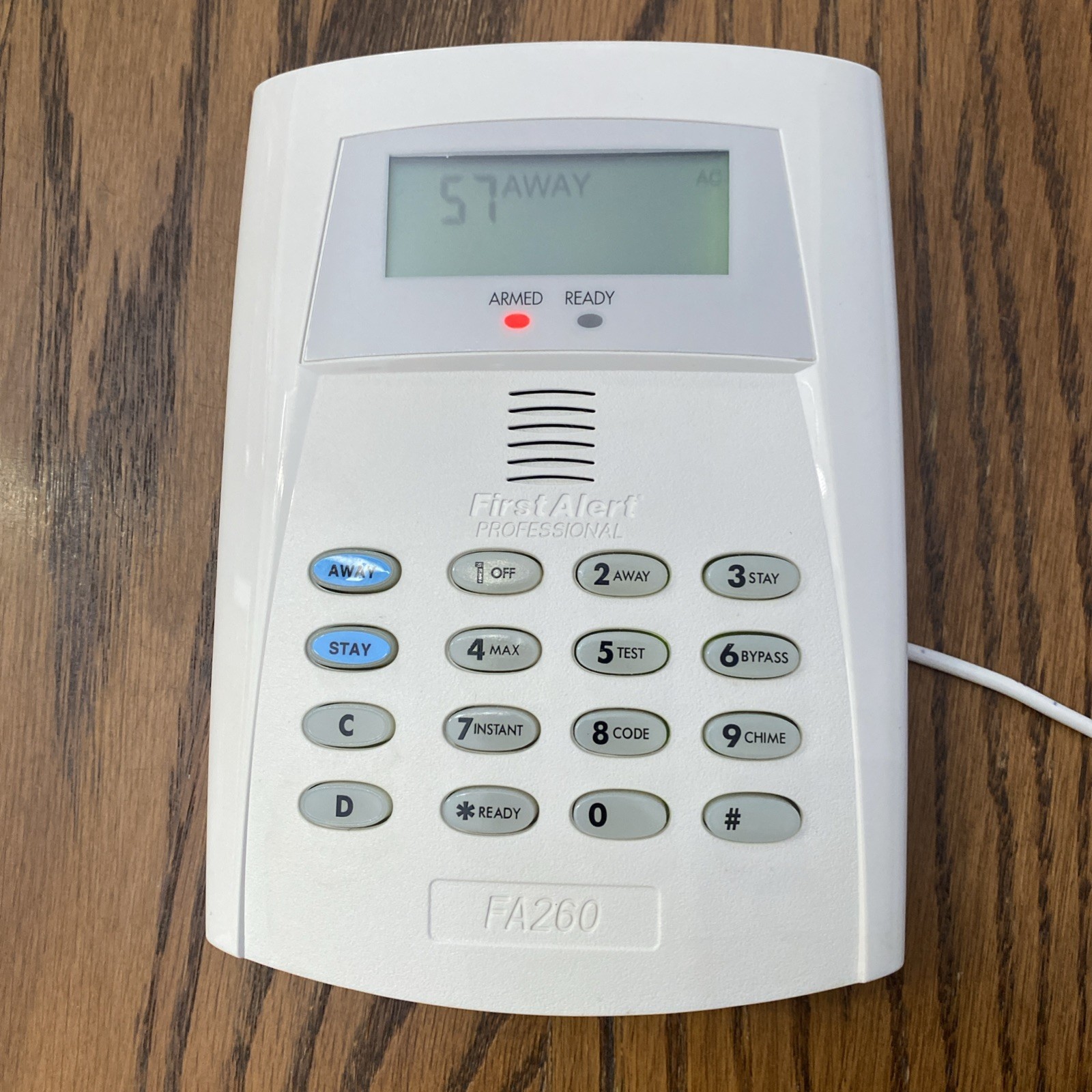 First Alert FA260KP Security System Keypad Console