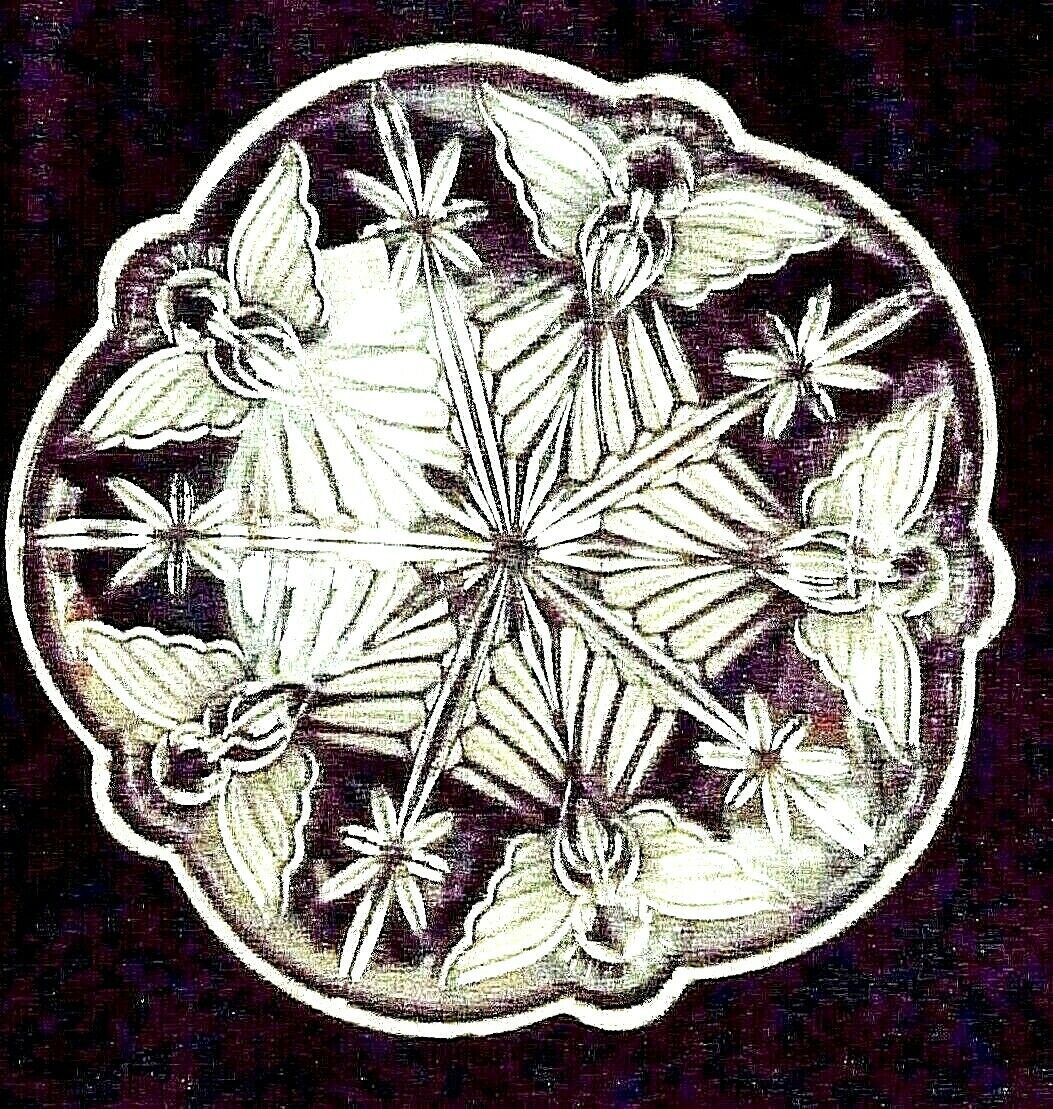 ANGEL CRYSTAL PLATTER~ NEW!