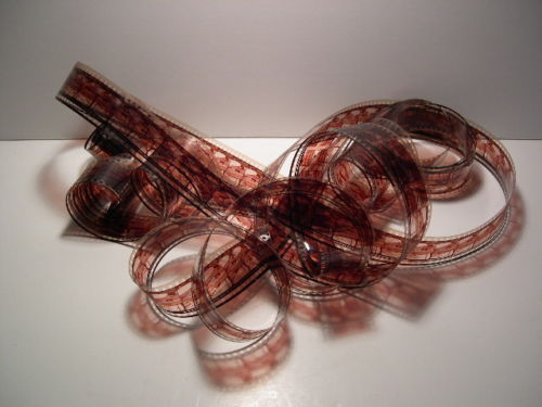 Vintage 35MM Movie Film 30ft. Art Deco Home Theater - Creative Ribbon Bow Craft