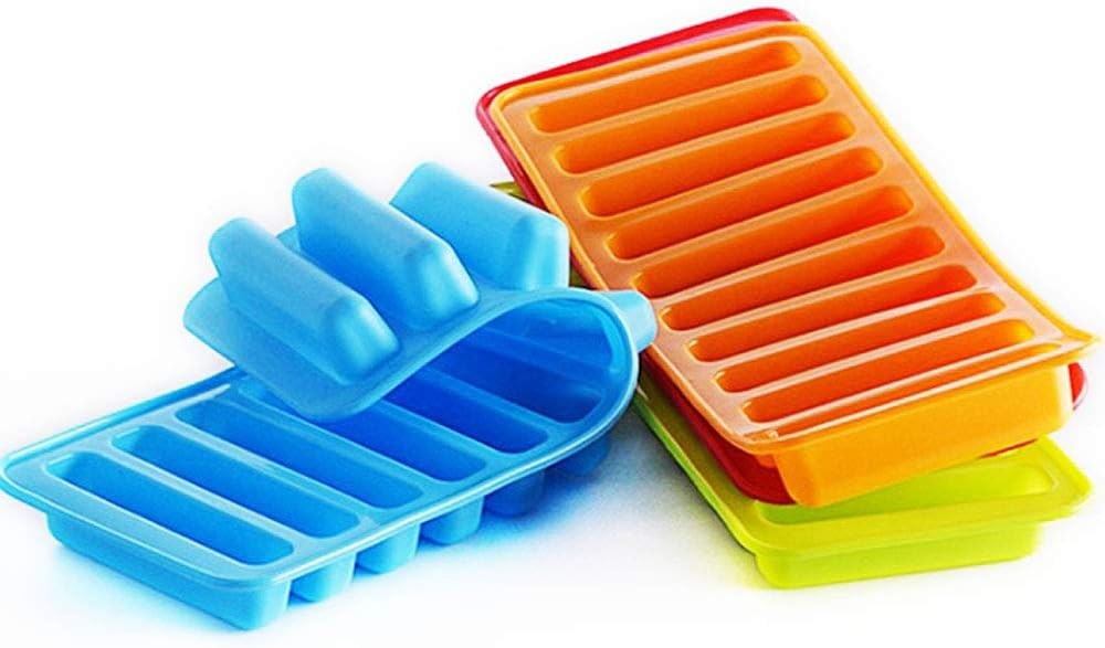2 Ice Tube Making Trays for Water Bottles - 2pc Sets