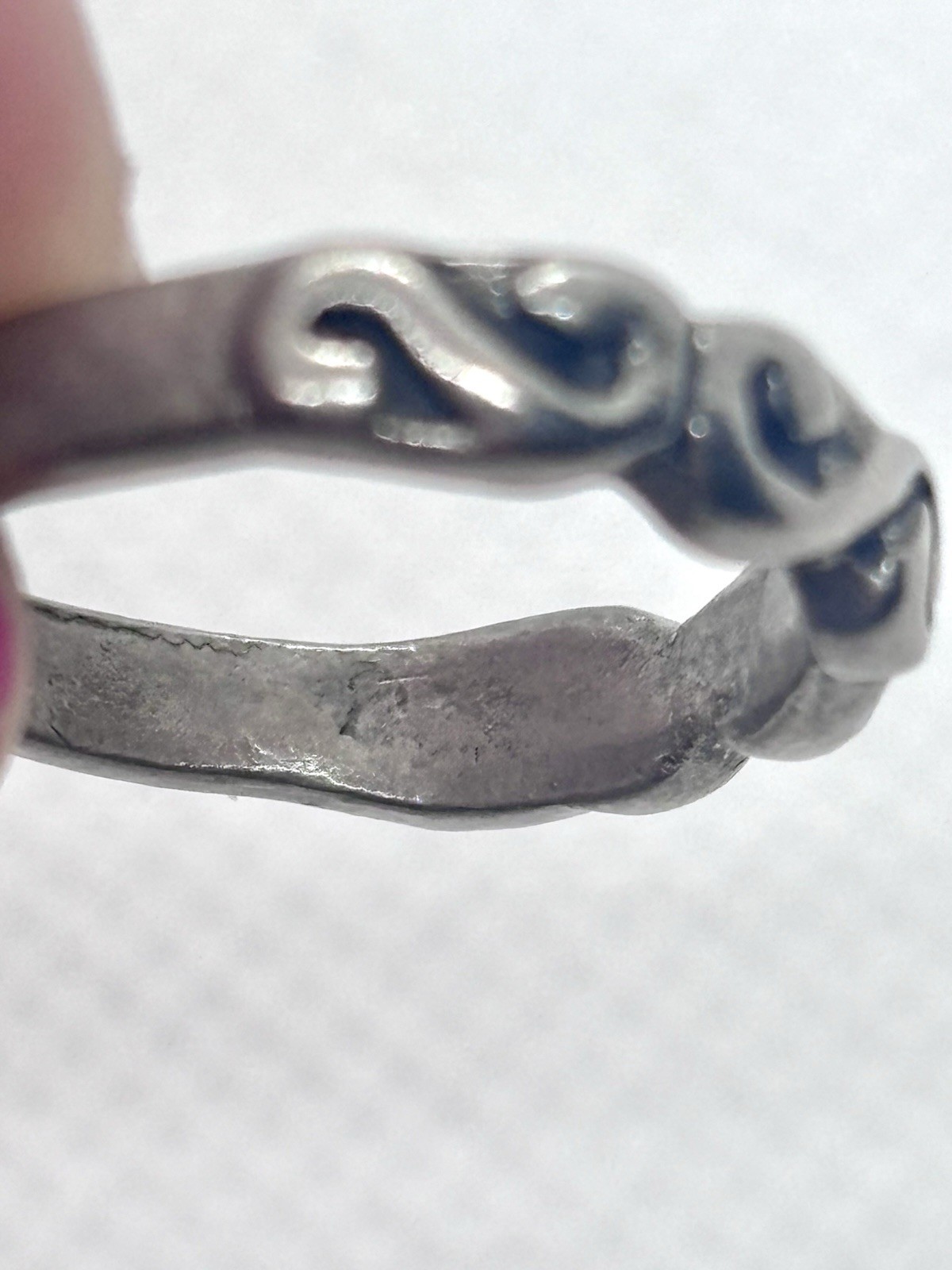 Waves Tropical Beach Design Toe Ring Sterling Silver Size Adjustable