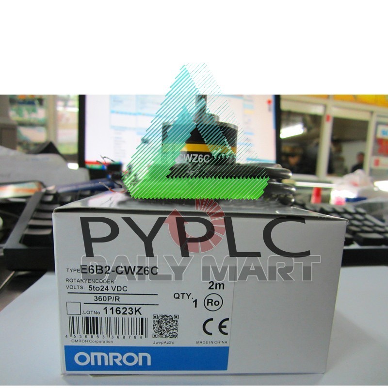 OMRON E6B2-CWZ6C E6B2CWZ6C 360P/R Rotary Encoder 5-24VDC New in Box Free Ship