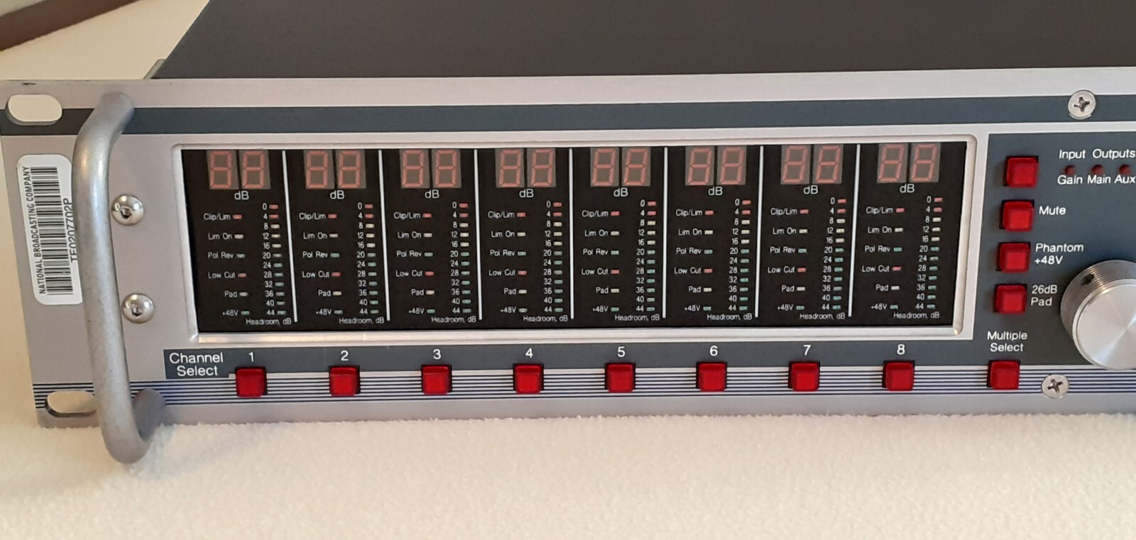 Aphex Model 1788 8-Channel Remote Controlled Microphone Preamplifier