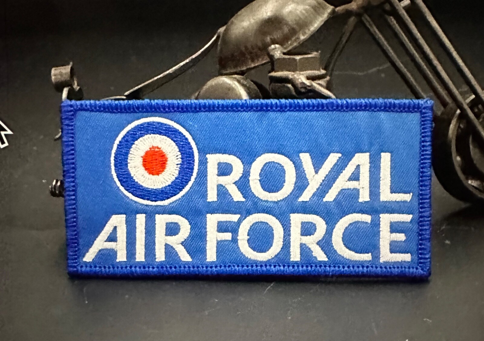 ROYAL AIR FORCE (RAF) EMBROIDERED IRON-ON PATCH...