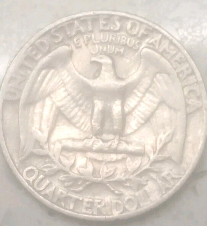 1965 Washington Quarter No Mint Mark Filled "A" Error