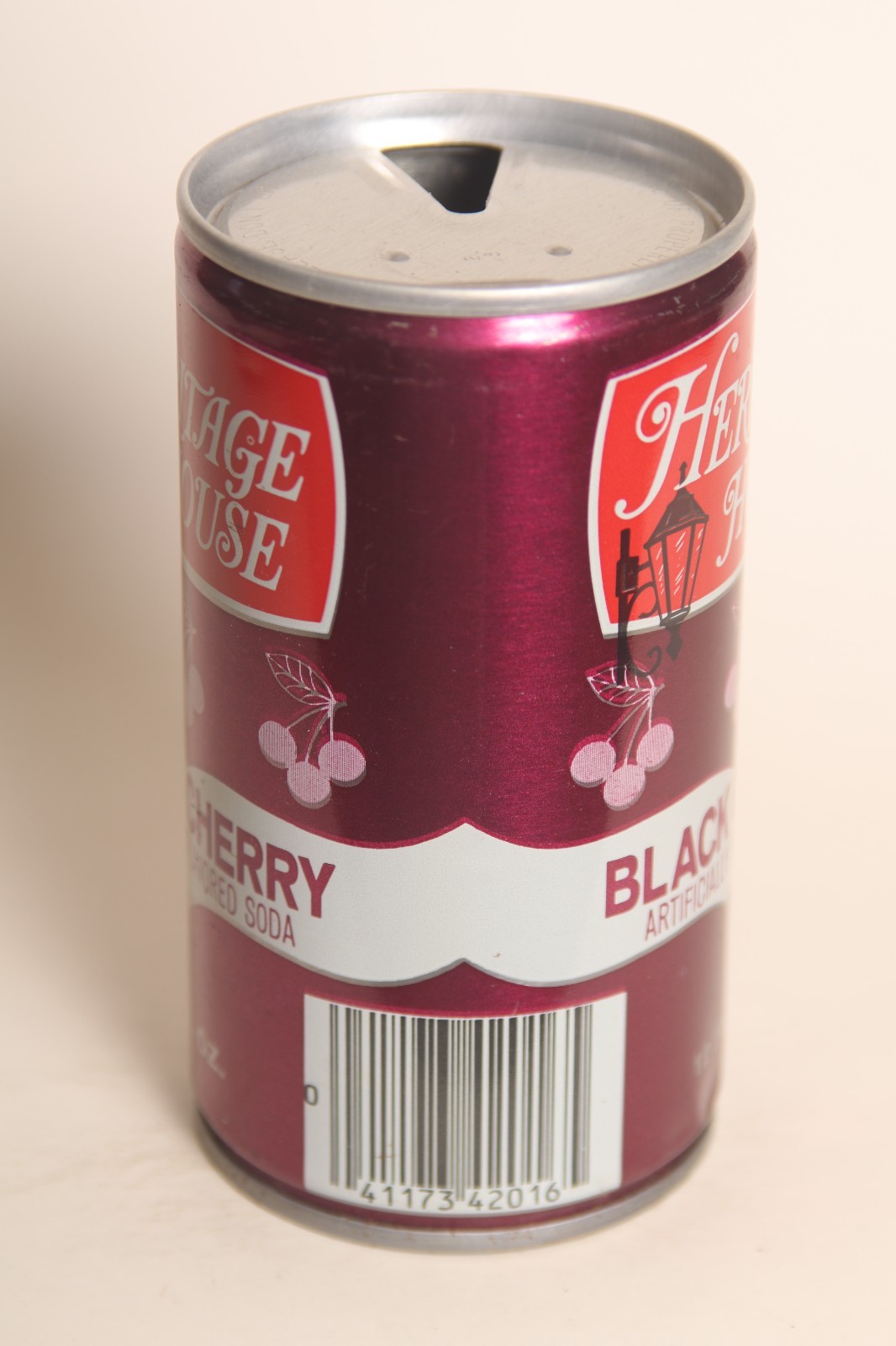Heritage House Black Cherry soda can