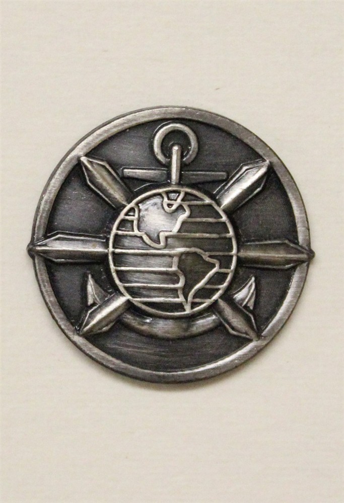 USN U.S. Navy Rate Pin 0137: Religious Program Specialist - silver, c/b, nhm