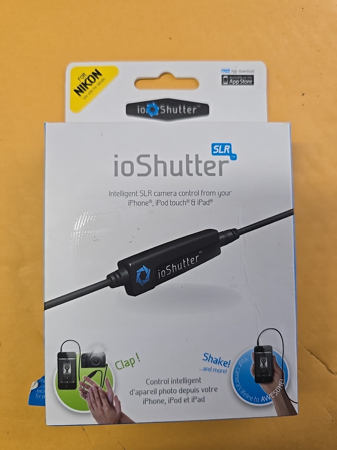 ioShutter Nikon SLR DSLR Shutter Cable Release - D5000 D5100 D800 D3100 D3200