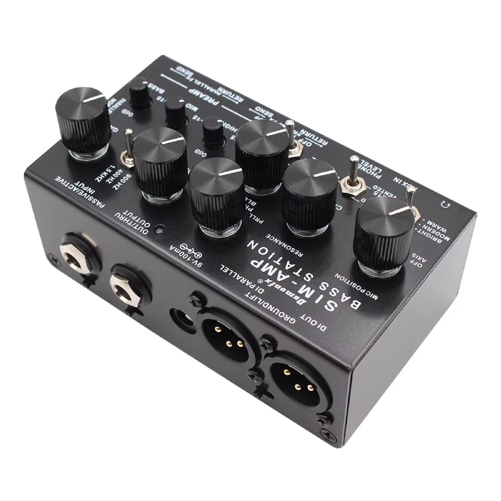 Demonfx SIM-AMP Simplifier Bass Station Preamp Simulator, Power Amp SIM, Stereo