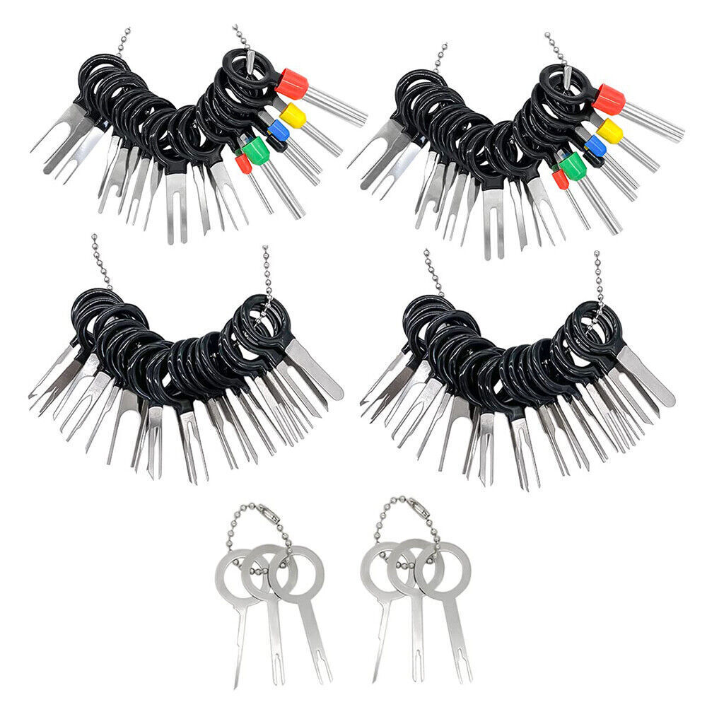 82pcs Pin Ejector Wire Kit Extractor Connector Puller Car Terminal Removal Tool