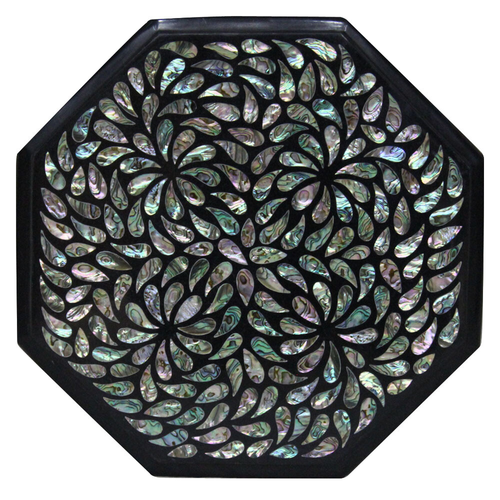 15" Marble Corner Table Top Pietra Dura Handmade Work Home decor