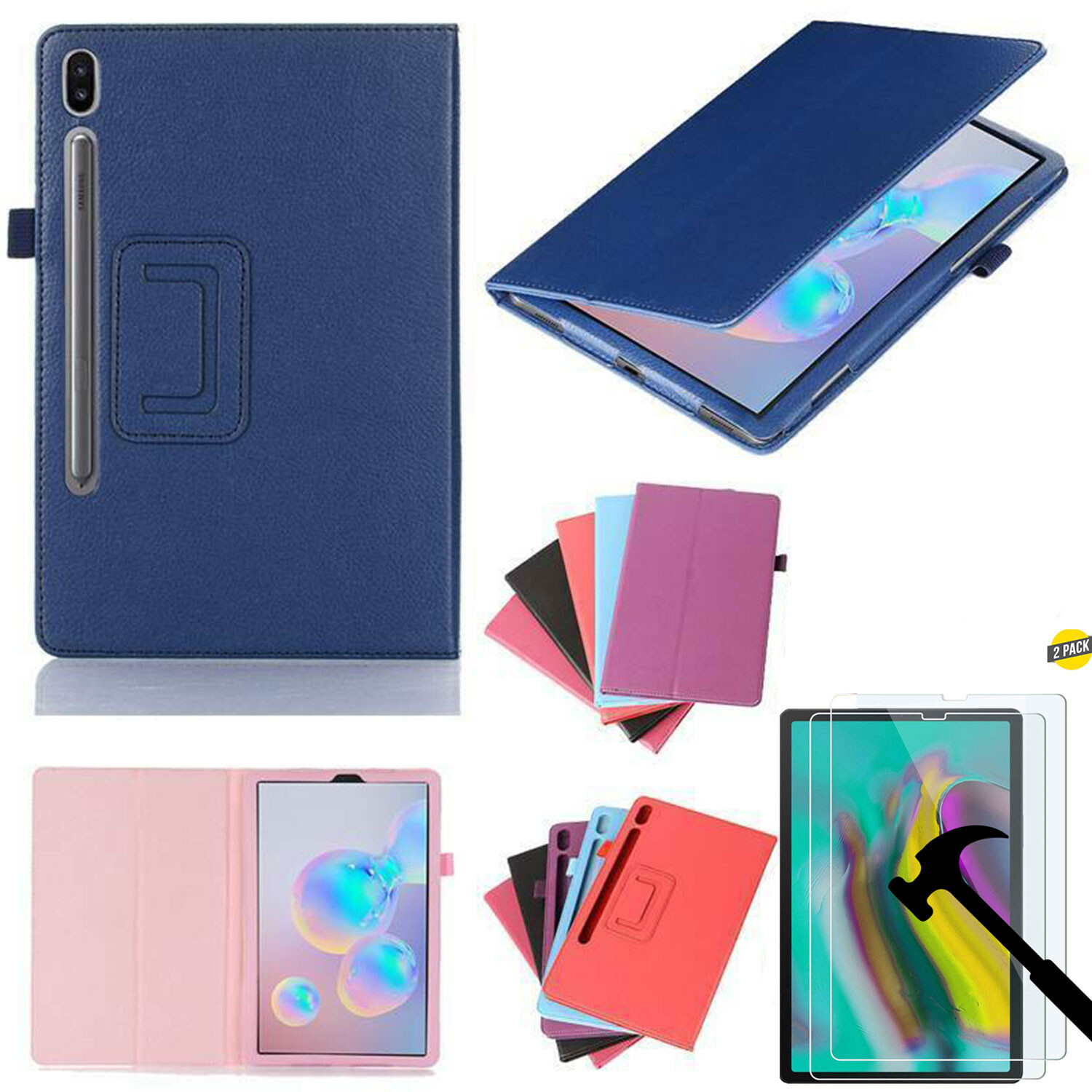 For Samsung Galaxy Tab S8/S7 11'' Tablet SM-T870 T875 Smart Stand Case Cover