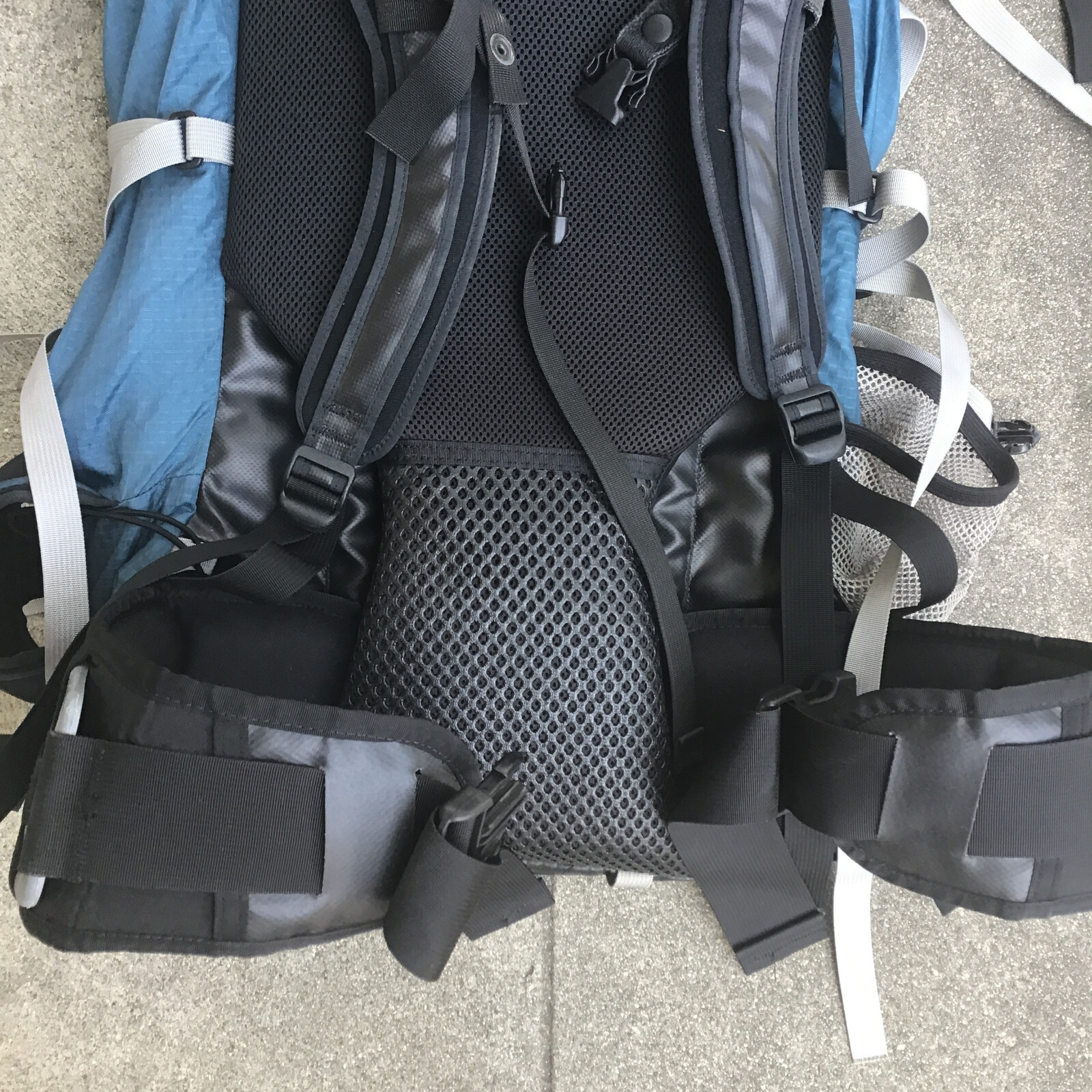 Gregory Shasta Hiking Trail Camping Internal Frame Backpack Size Large Blue Gray