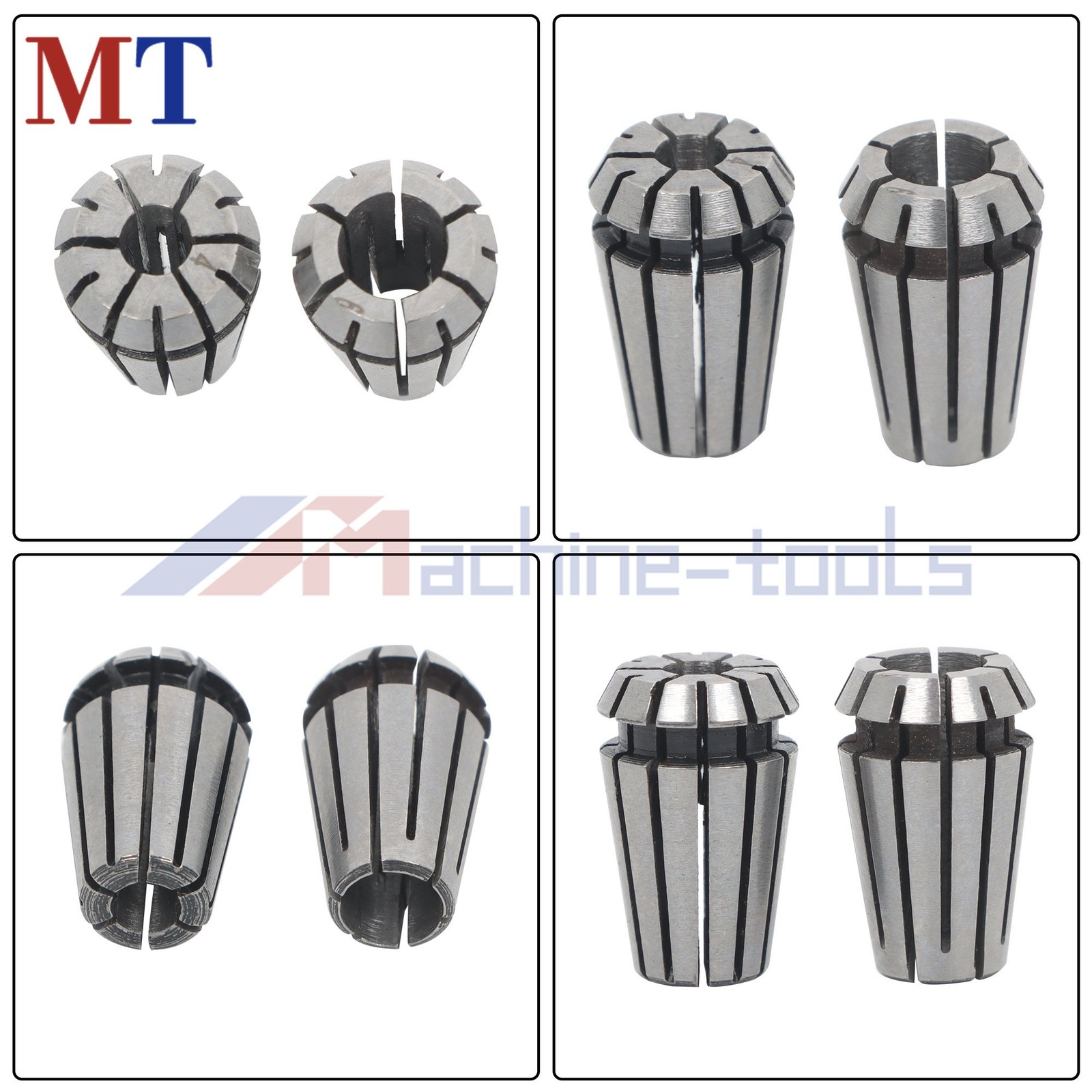 7pcs ER11 Collet Kit 1-7mm Spring Type for Engraving Machine Tool