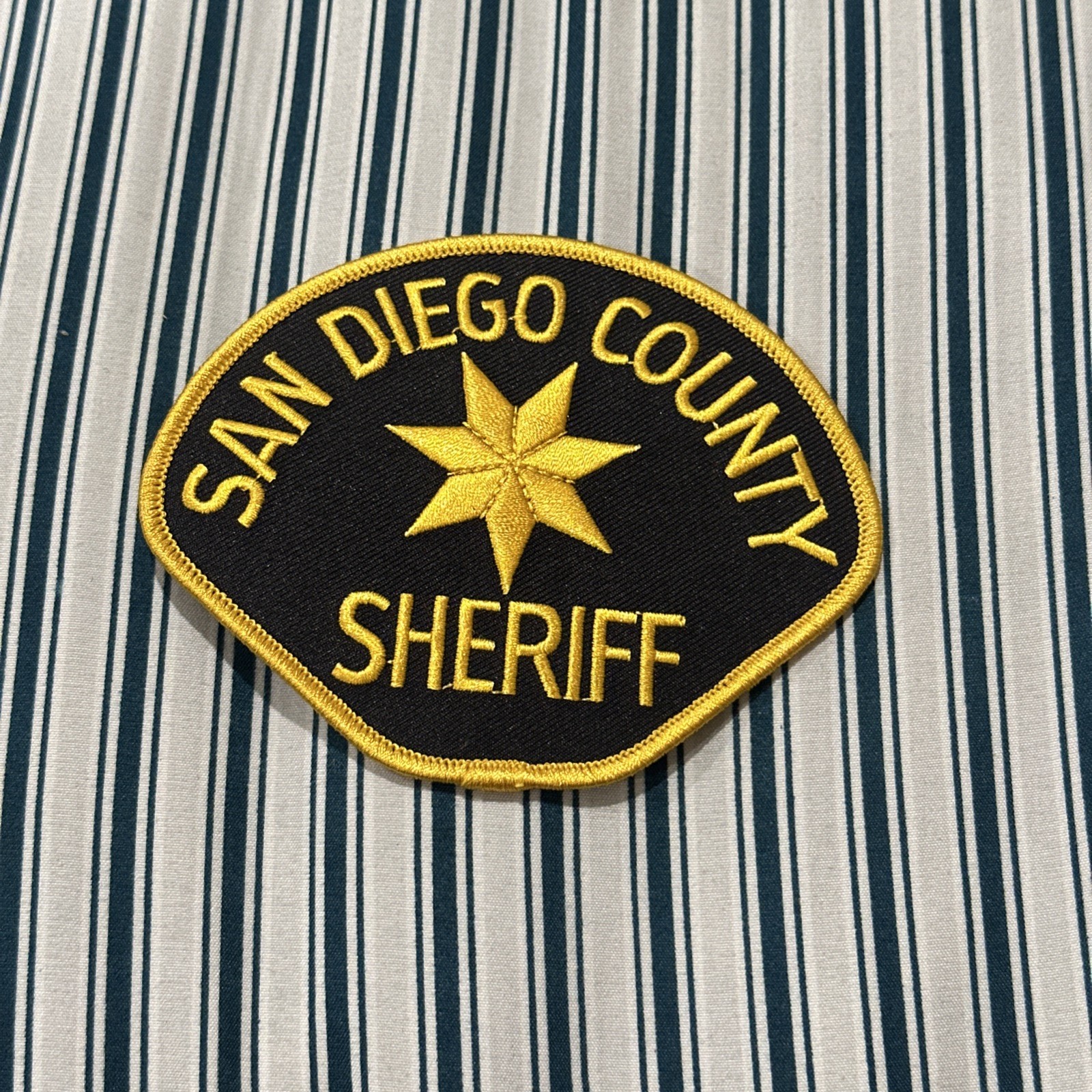 San Diego County Police Sheriff Collectible California Patch