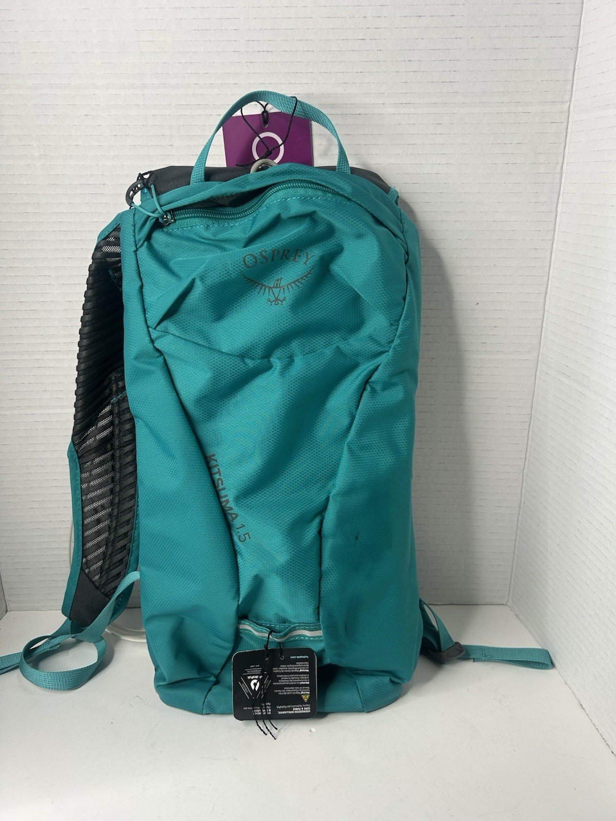 Osprey Kitsuma 1.5 Women's Bike Hike Hydration Backpack Teal / Gray NWT