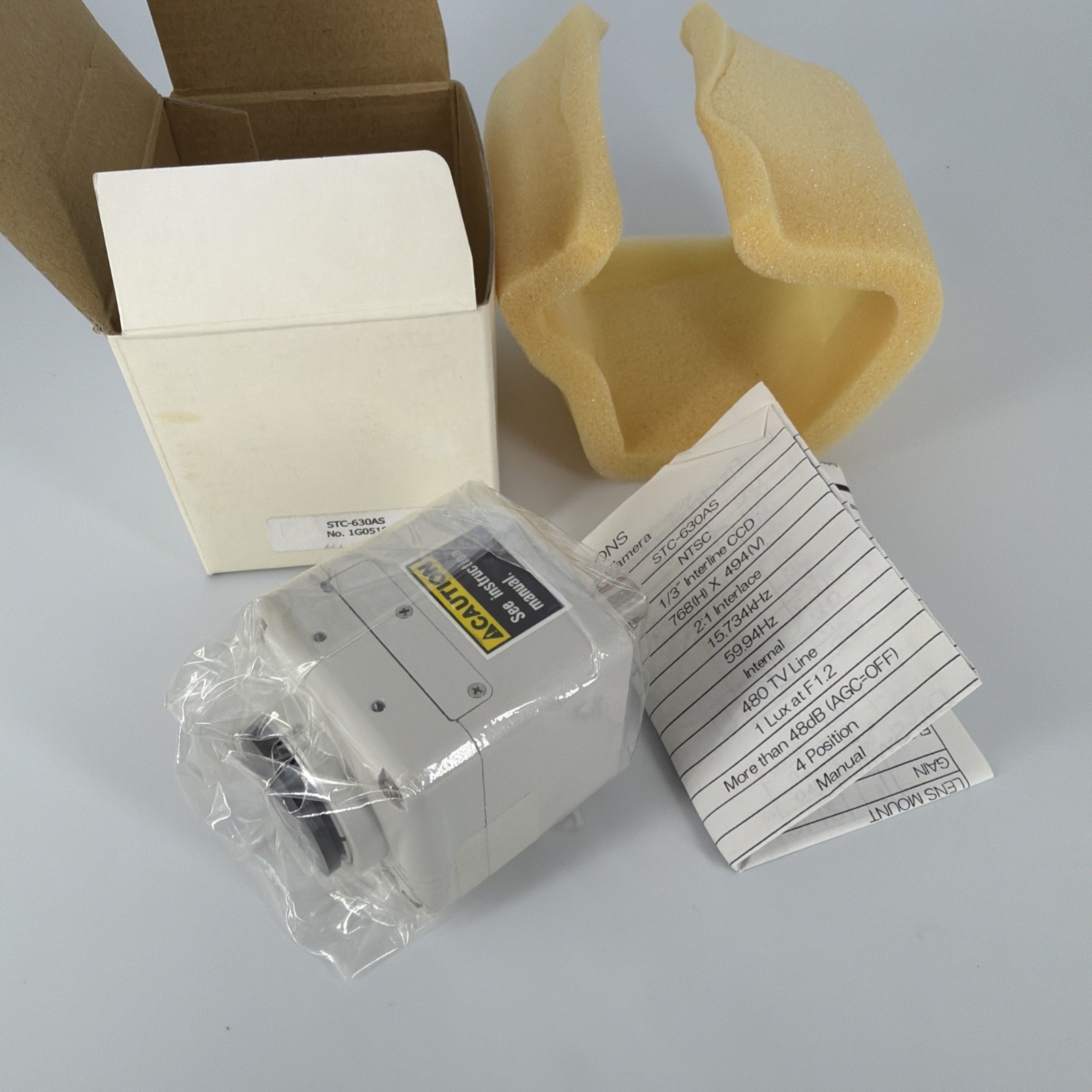 Sentech STC-630AS 1/3” Color DSP Camera For Microscope Made In Japan NEW
