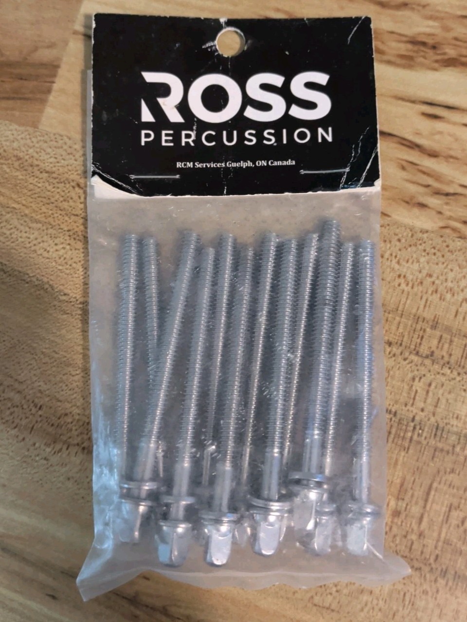 ROSS Percussion Drum Tension Rods 65mm 2.5 Inch - 12 Pack