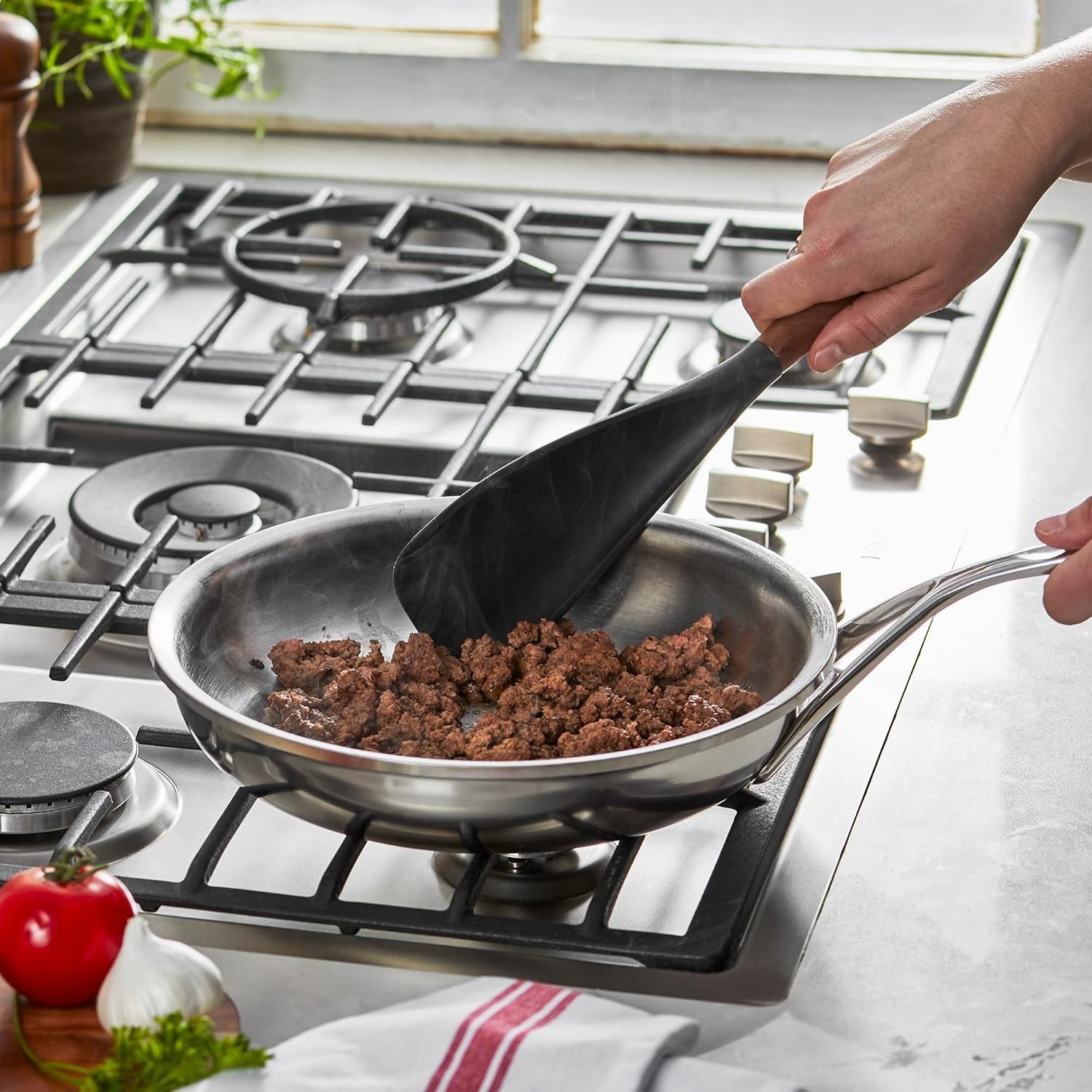 Multifunction Spatula Spoon Great Both Cooking & Serving Durable BPA-Free Matte