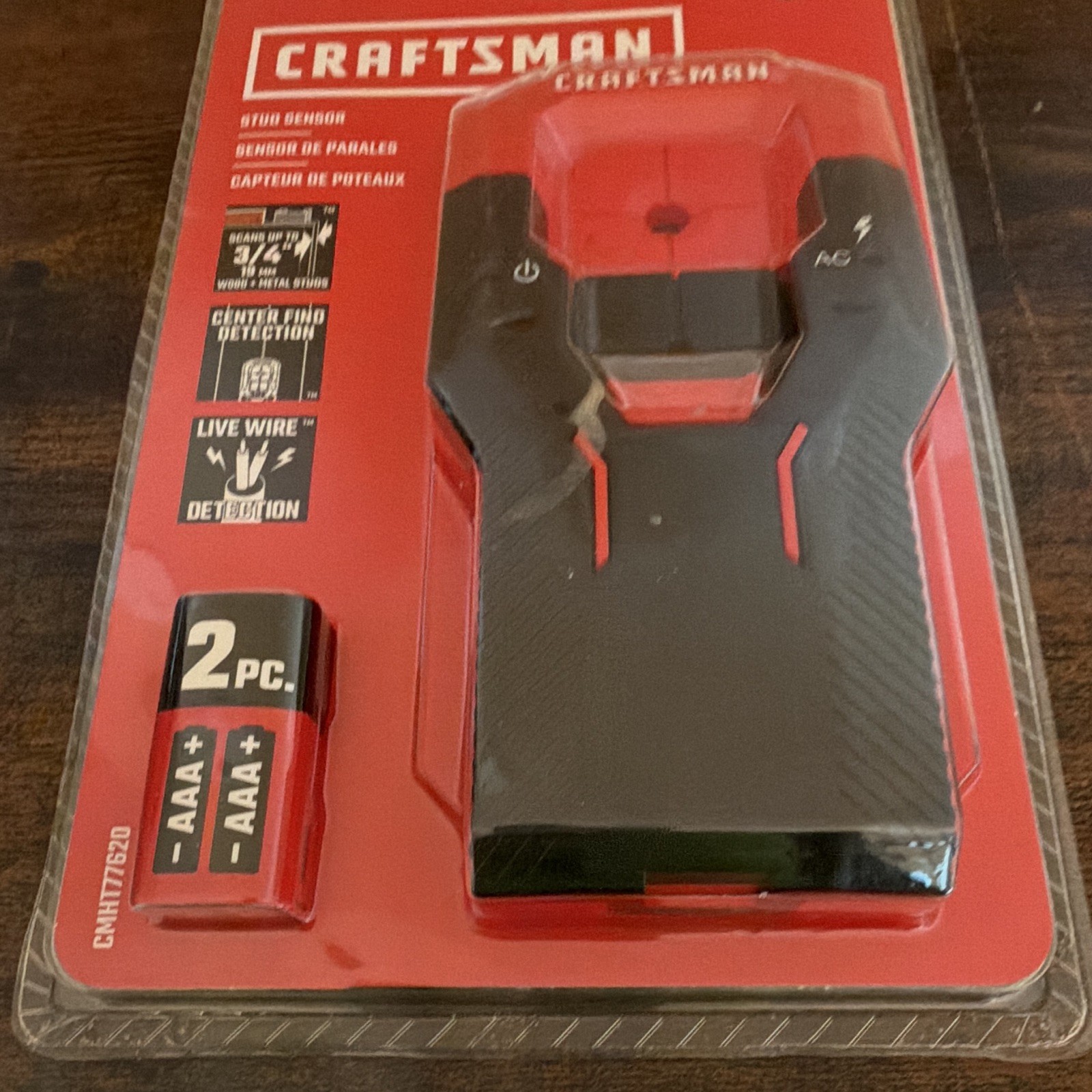 Craftsman CMHT77620 Stud Sensor Center Find & Live Wire Detection
