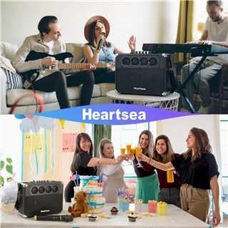 Portable Karaoke Machine, with Wireless Microphones, Bluetooth Party Speaker ...