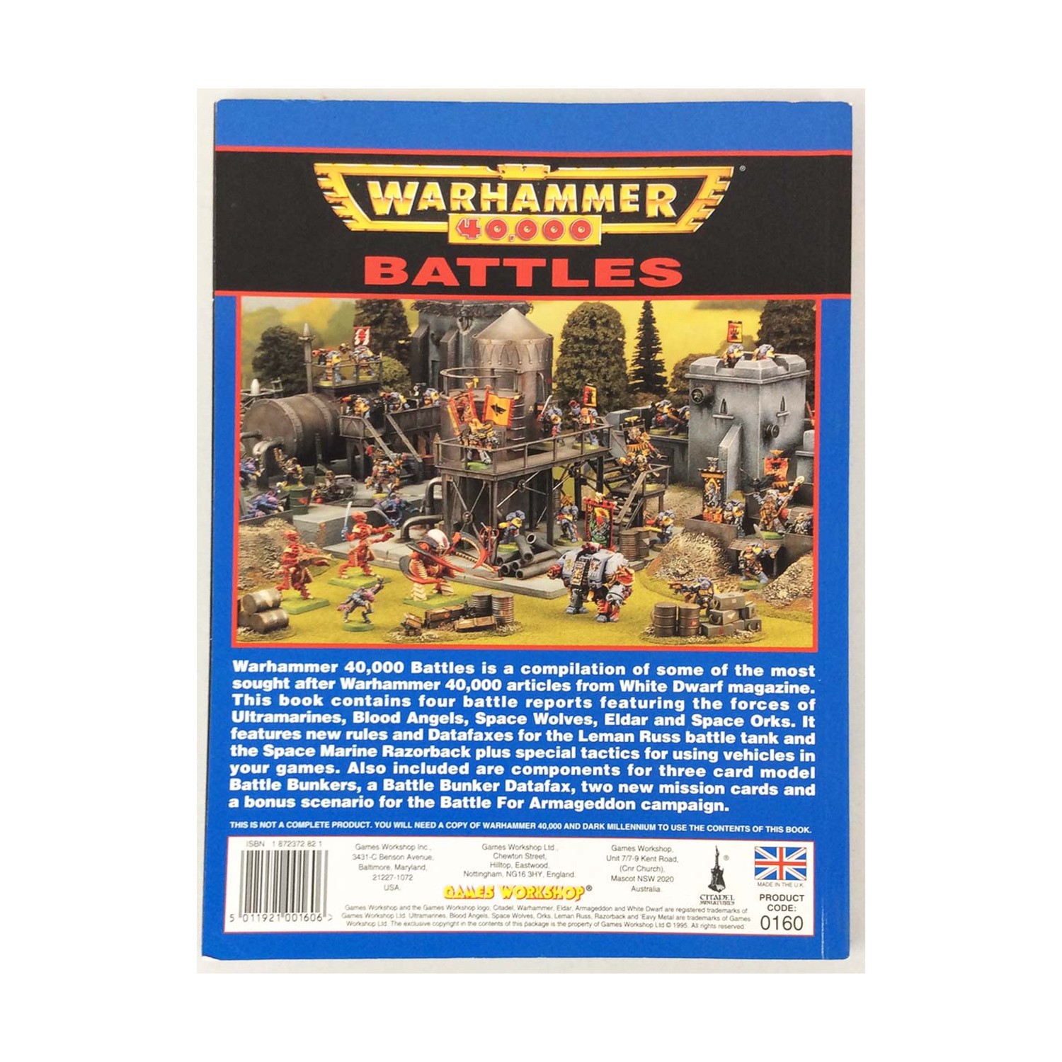 GW Warhammer 40K Battles (2nd Ed) NM