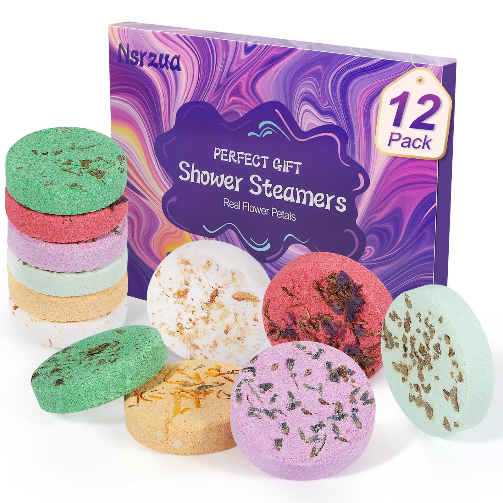 Shower Steamers Aromatherapy Birthday Gifts for Women-12 Pack Mothers Day Gif...