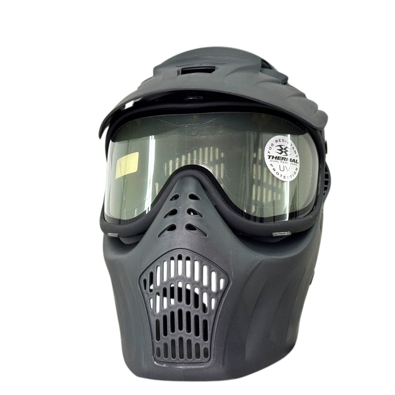 Empire Helix Full Head Paintball Mask Goggle Black Thermal Dual Pane Lens New