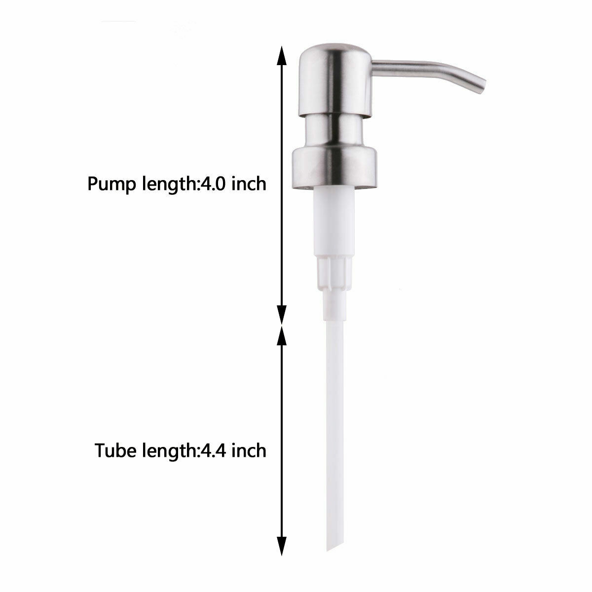 Metal Soap Pump Liquid Lotion Dispenser Replacement Head Jar Tube bottle