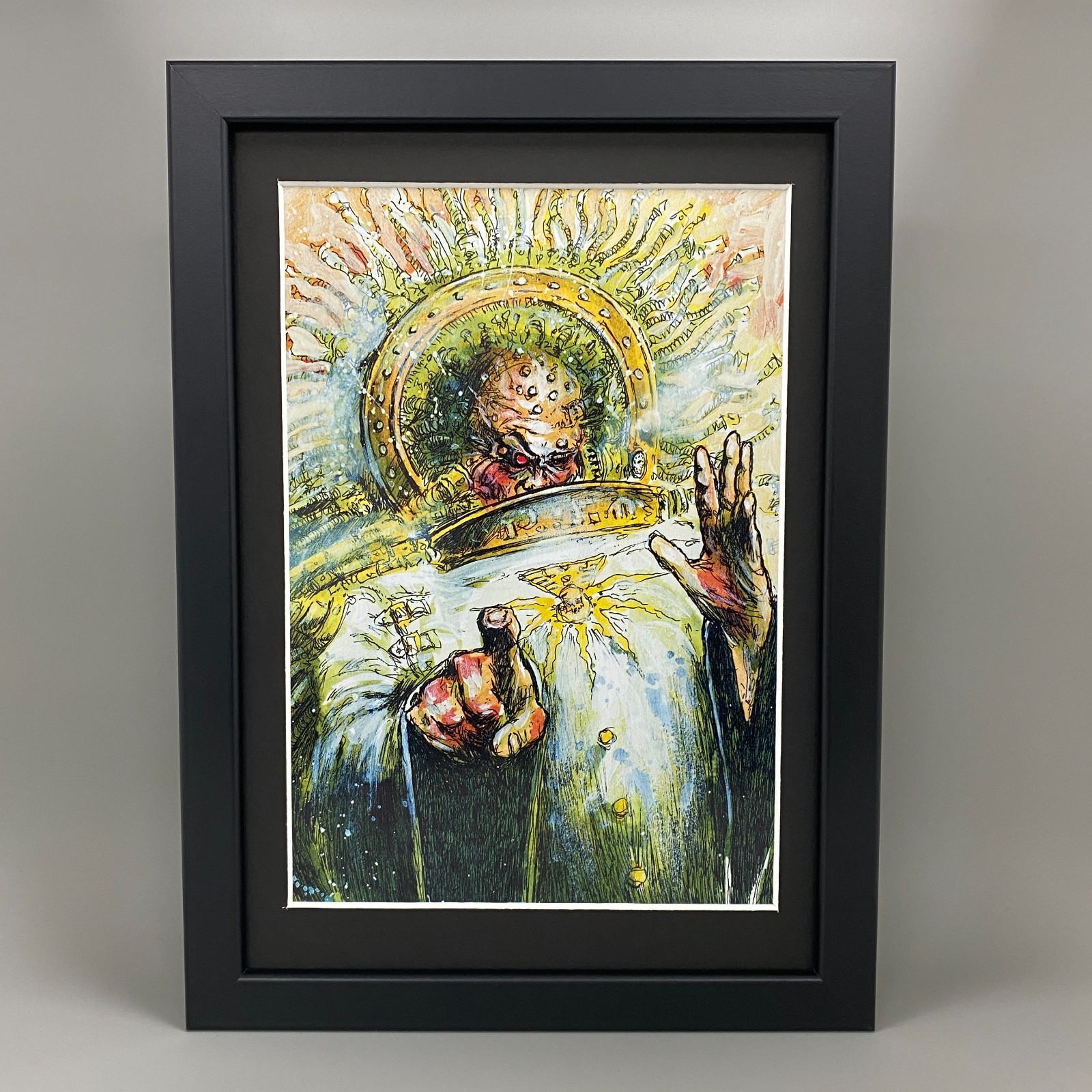 IMPERIAL PSYKER FRAMED ART JOHN BLANCHE IMPERIUM WARHAMMER 40,000 40K