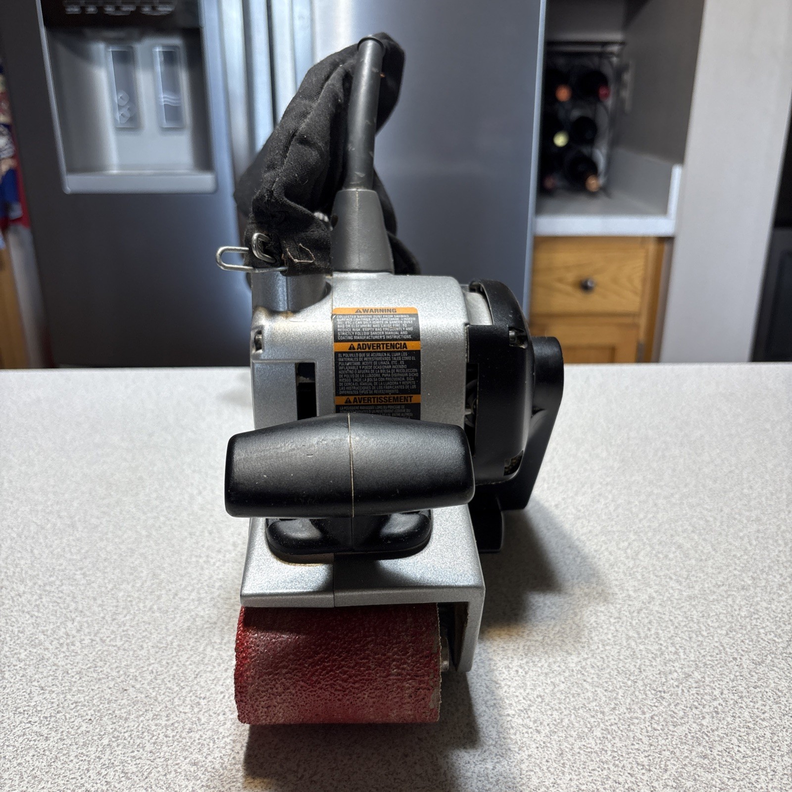 Porter Cable 352vs variable speed belt sander 3"x21" with bag